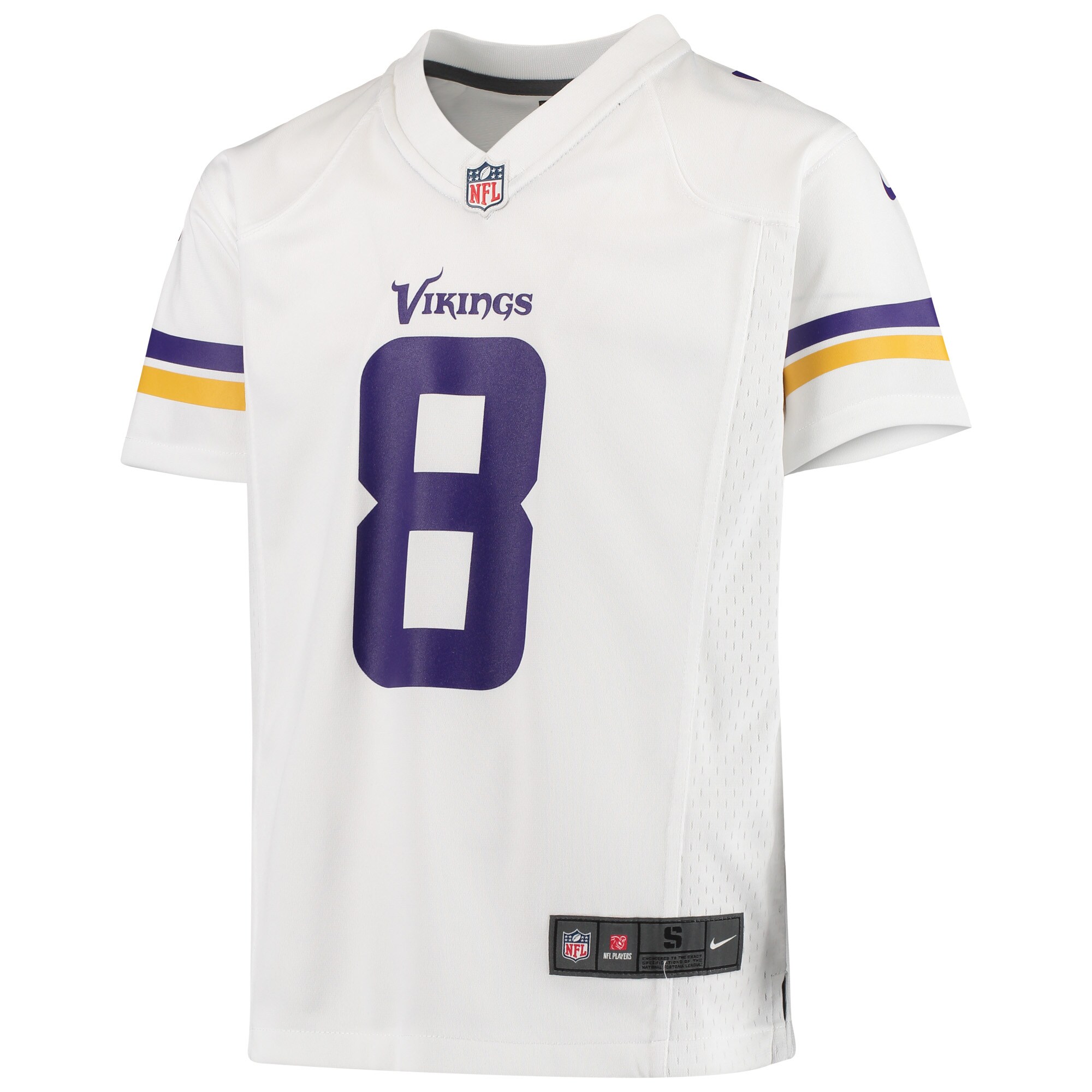 Kirk Cousins Minnesota Vikings Youth Game Jersey - White