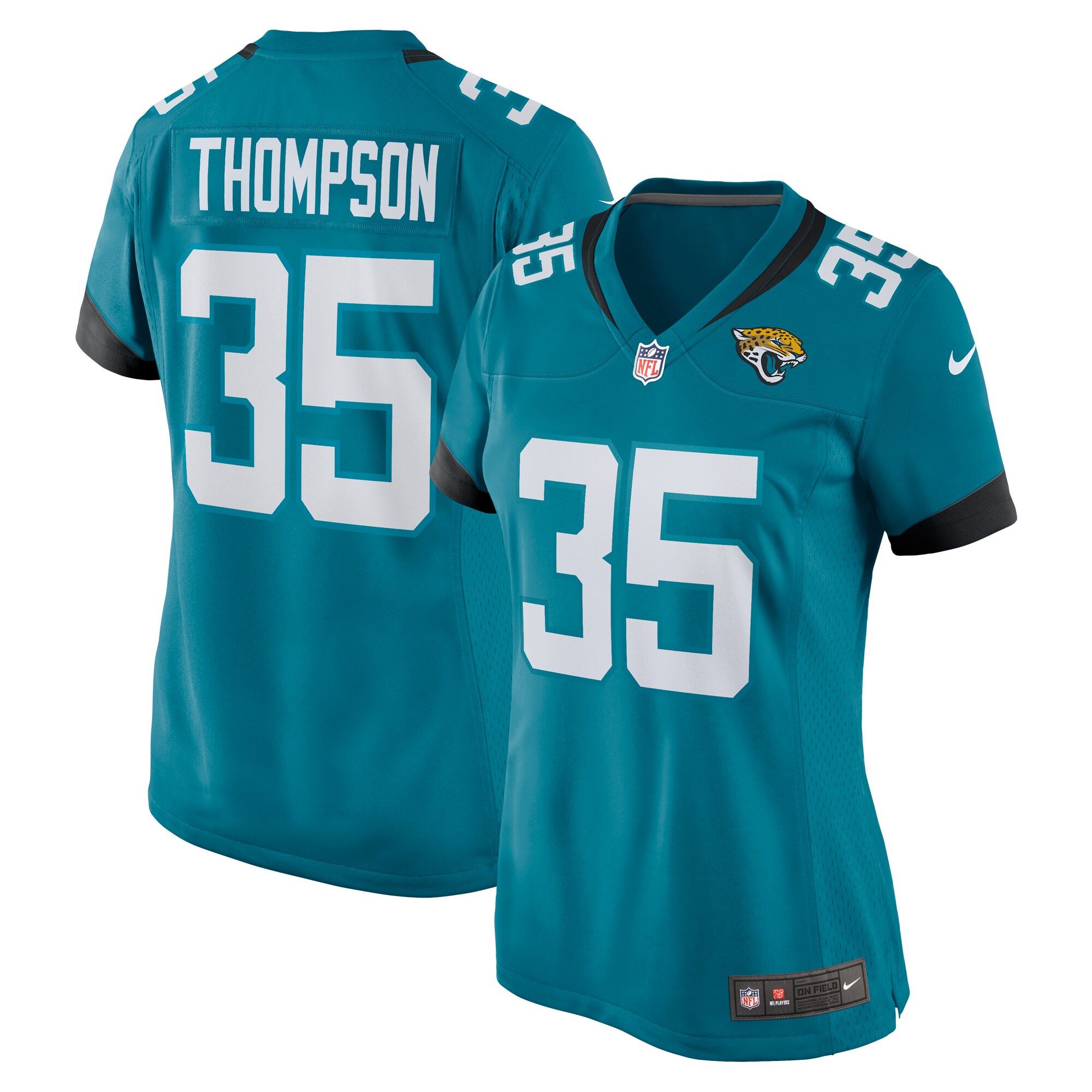 Deionte Thompson Jacksonville Jaguars  Women's Home Game Player Jersey - Teal