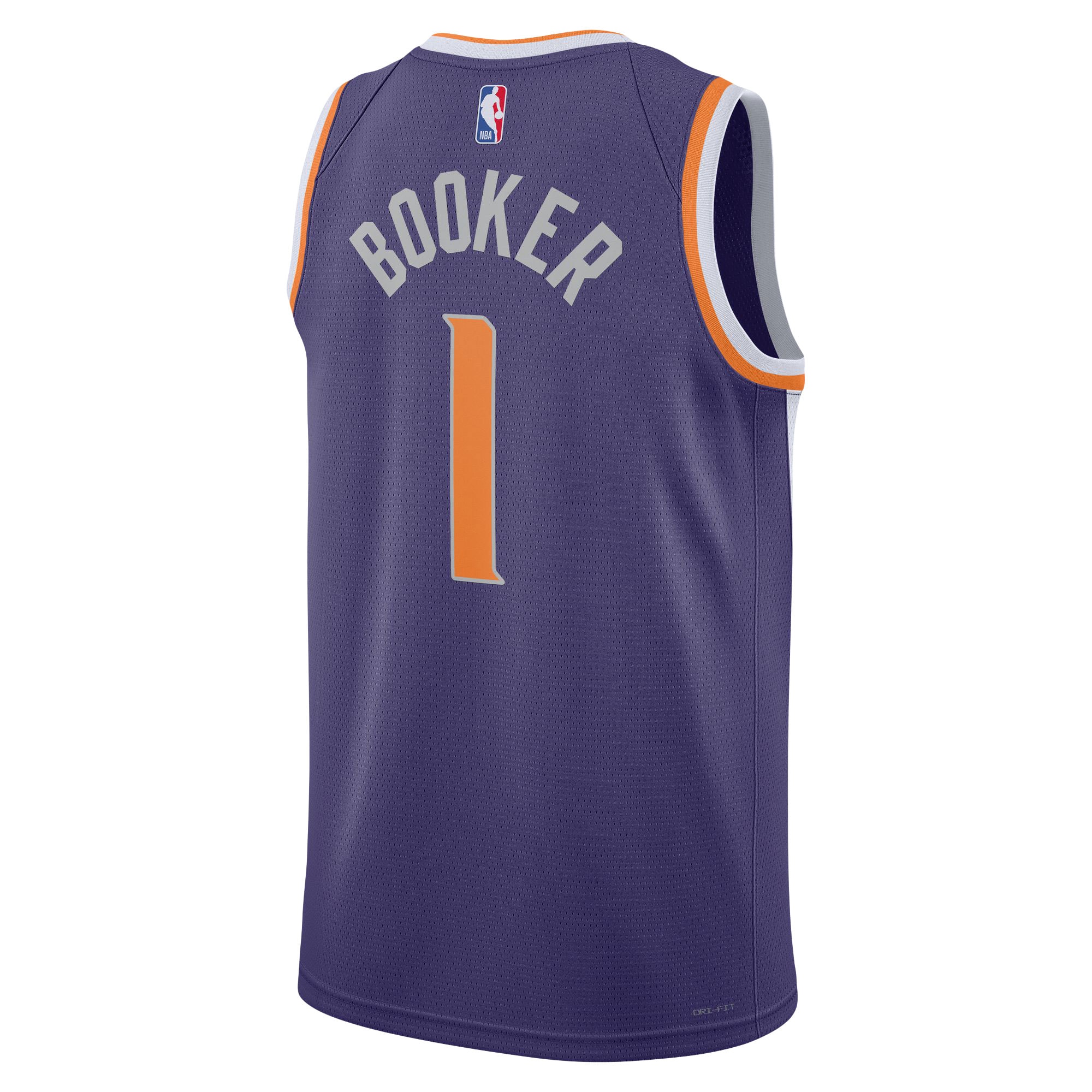 Devin Booker Phoenix Suns Unisex Swingman Jersey - Icon Edition - Purple