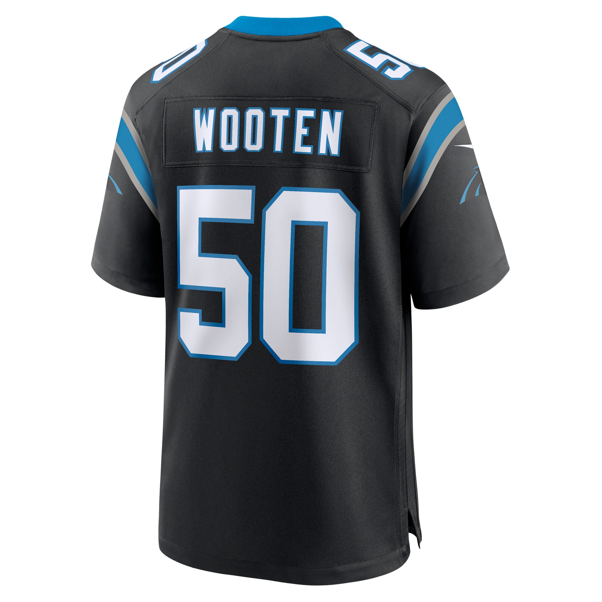 Chandler Wooten Carolina Panthers  Team Game Jersey - Black