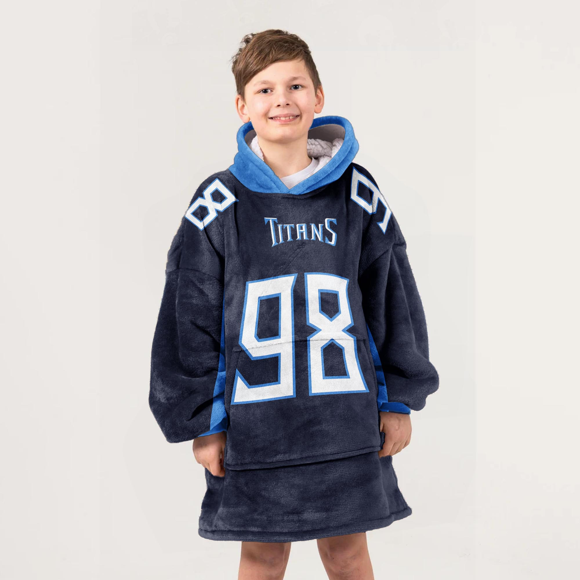 Adult JS 98 Tennessee Football Unisex Blanket Hoodie