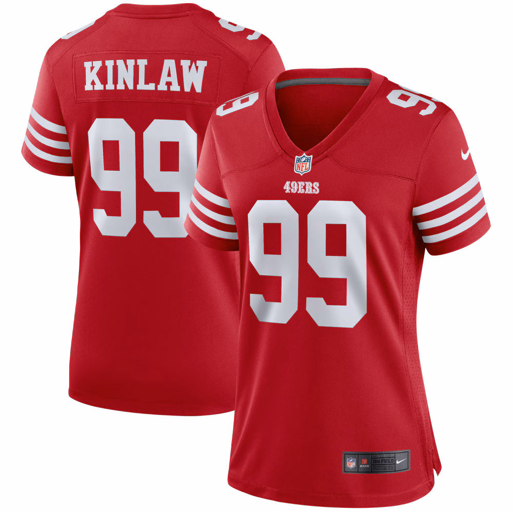 Javon Kinlaw San Francisco 49ers Women's Player Jersey - Scarlet