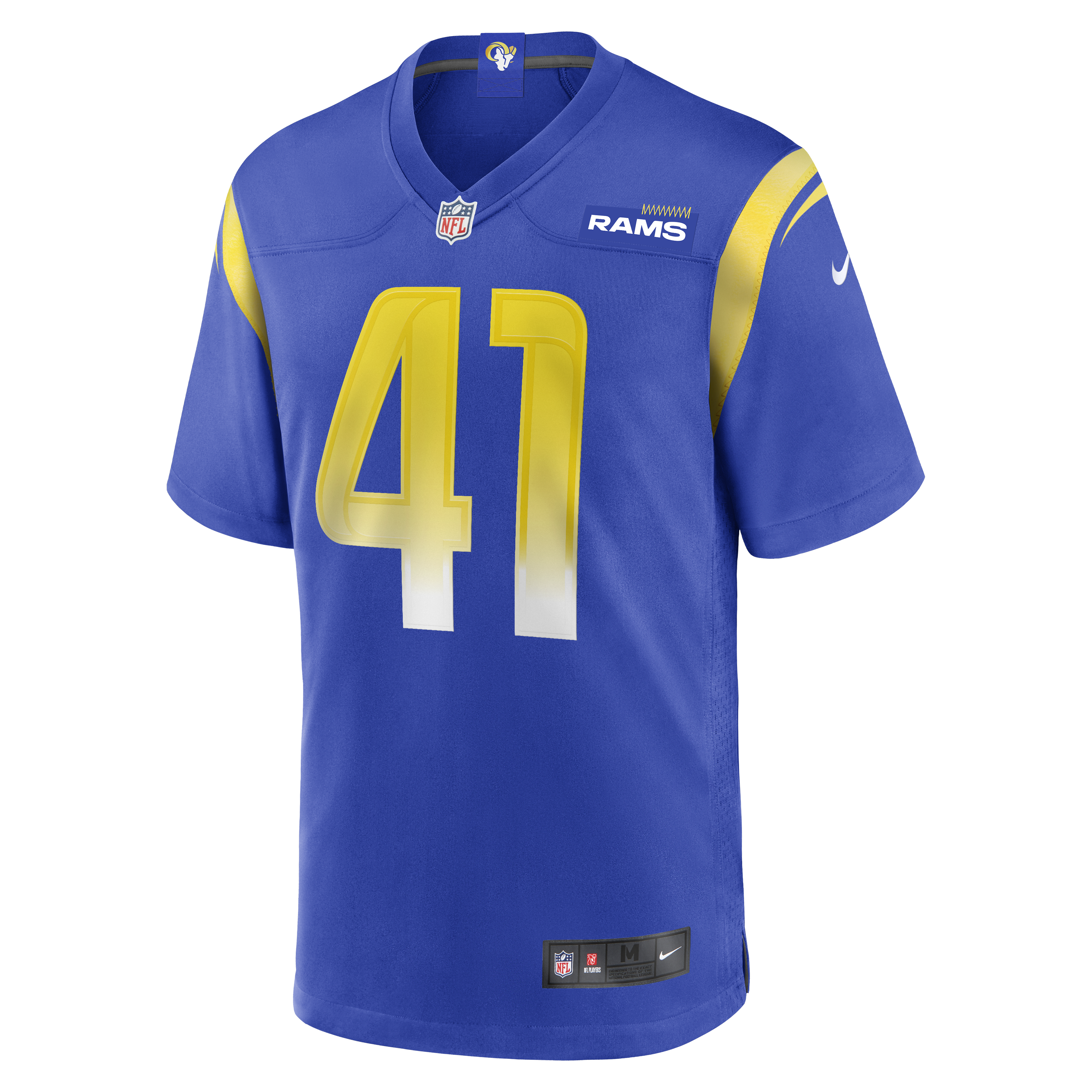 Cameron McCutcheon Los Angeles Rams  Game Jersey - Royal