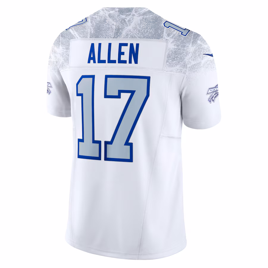 Josh Allen #17 Buffalo Bills 2025 Rivalries Collection Limited Jersey - White