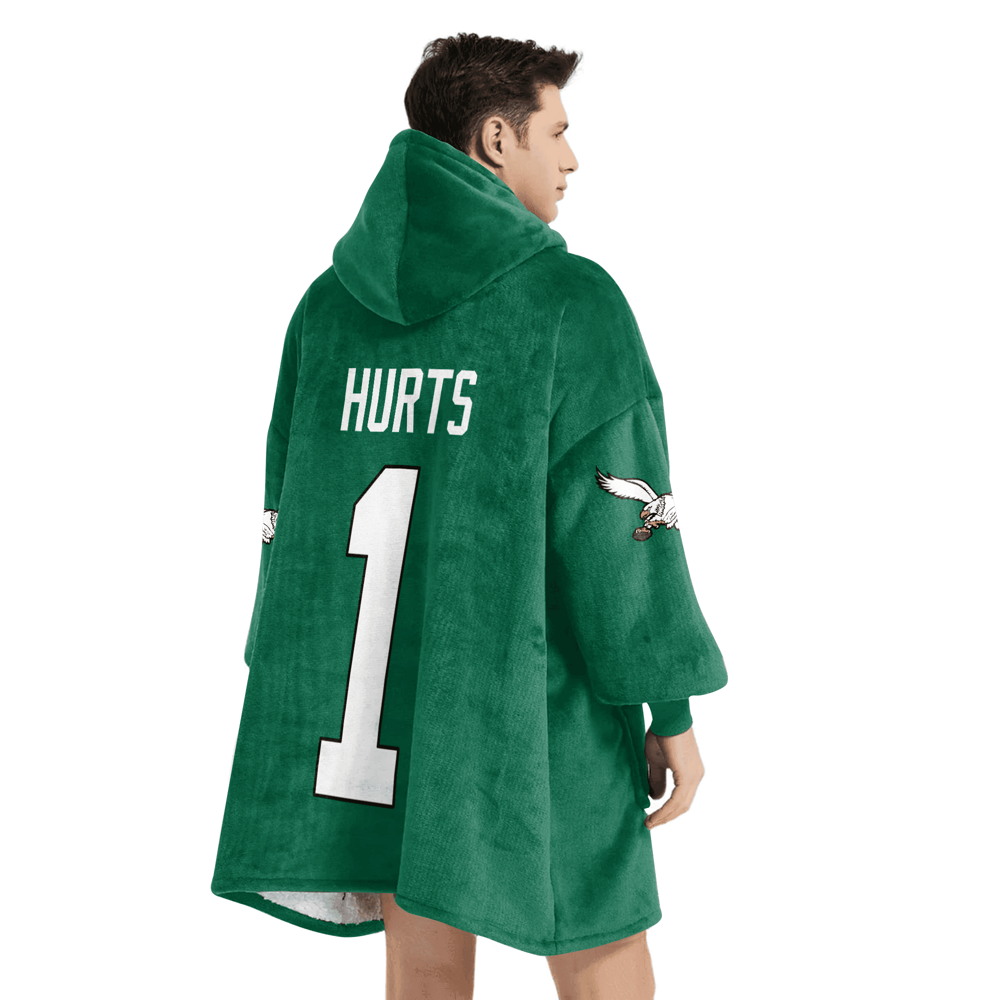 Adult 1 Philadelphia Football Unisex Blanket Hoodie