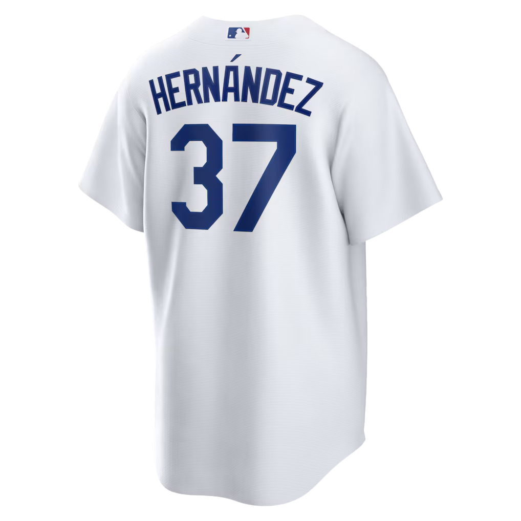 Teoscar Hernández #37 Los Angeles Dodgers 2025 World Series Home Replica Player Jersey - White