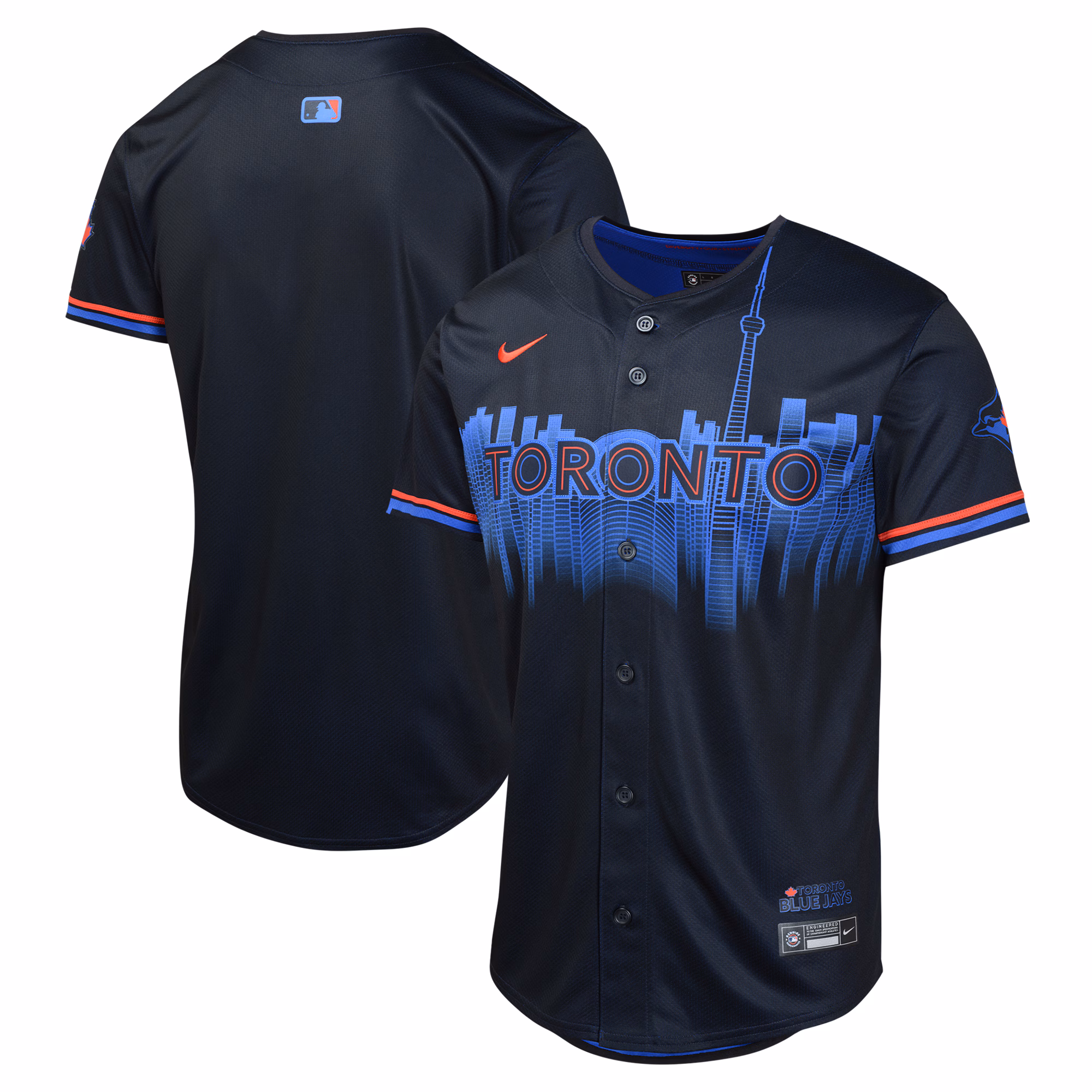 Toronto Blue Jays Youth 2024 City Connect Limited Jersey - Black