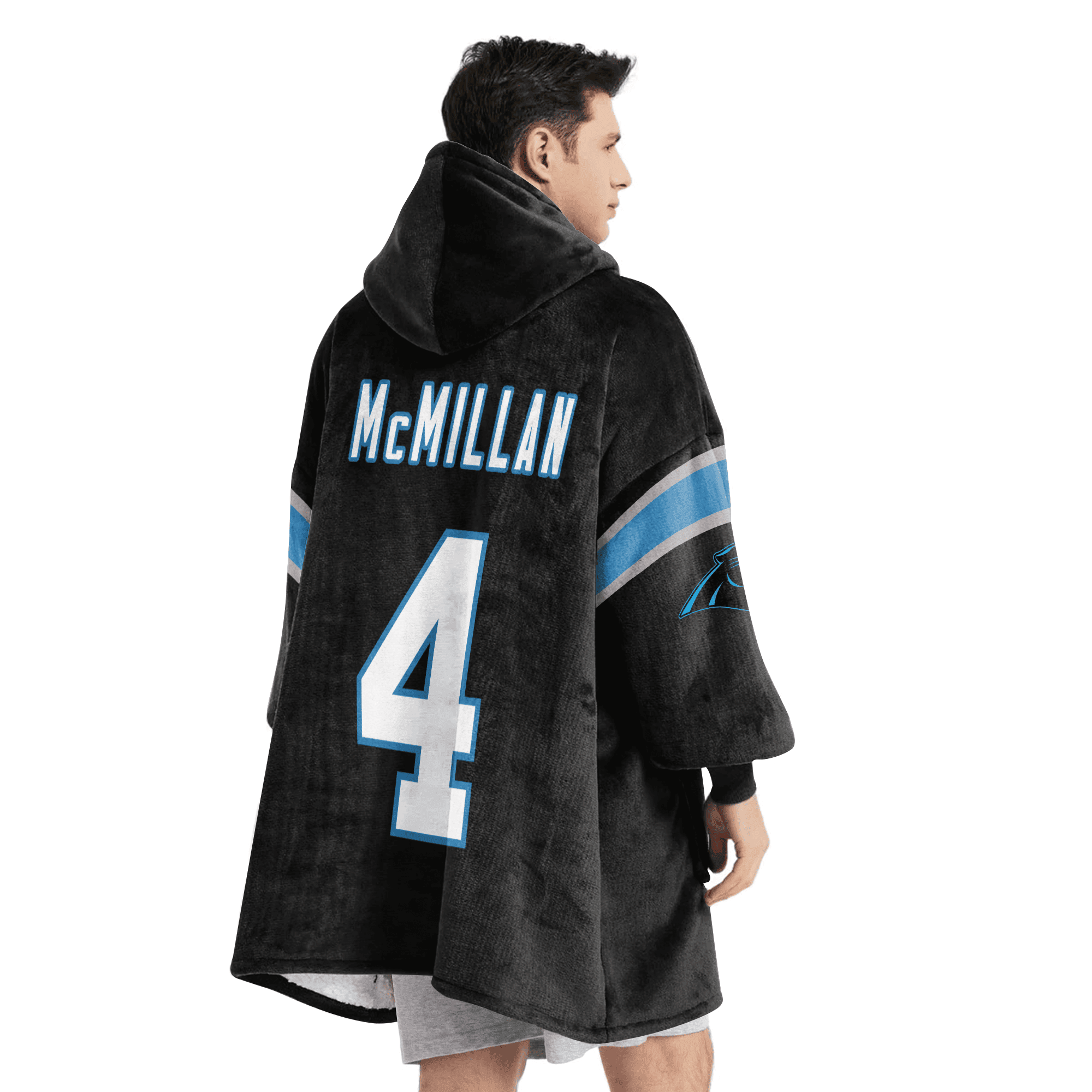 Adult 4 Carolina Football Unisex Blanket Hoodie