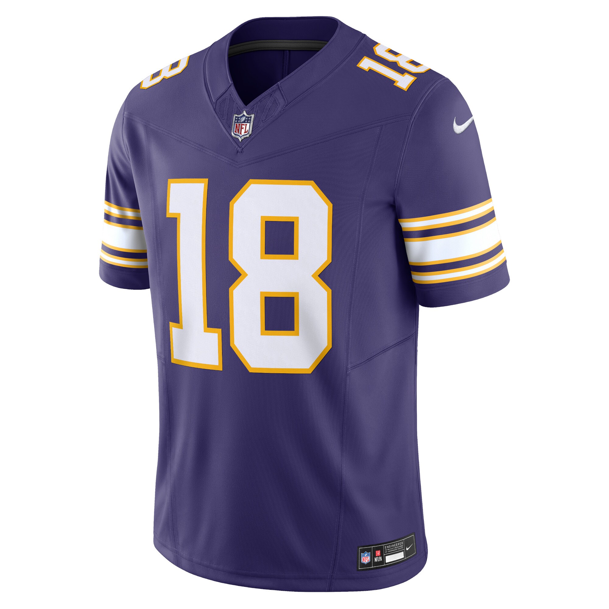 Justin Jefferson Minnesota Vikings  Classic Vapor F.U.S.E. Limited Jersey - Purple