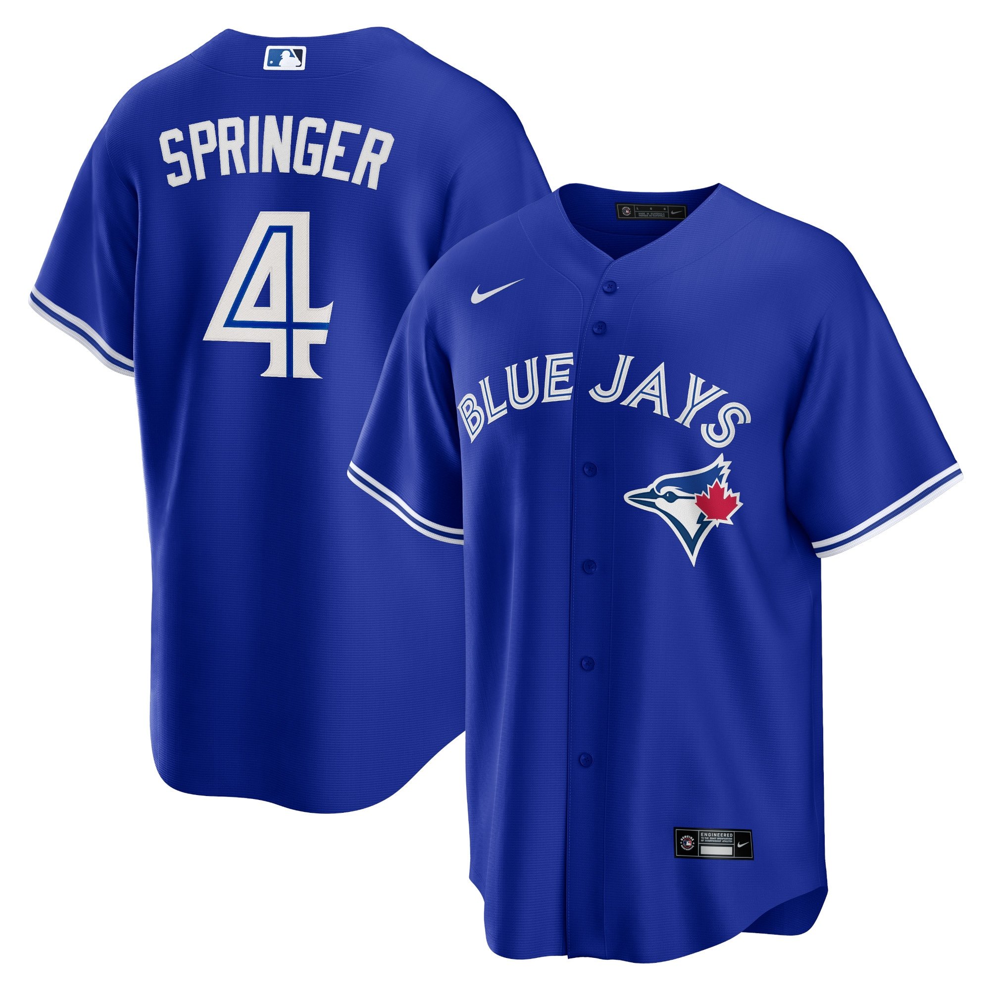 Men's Toronto Blue Jays George Springer  Royal Alternate Replica Player Jersey