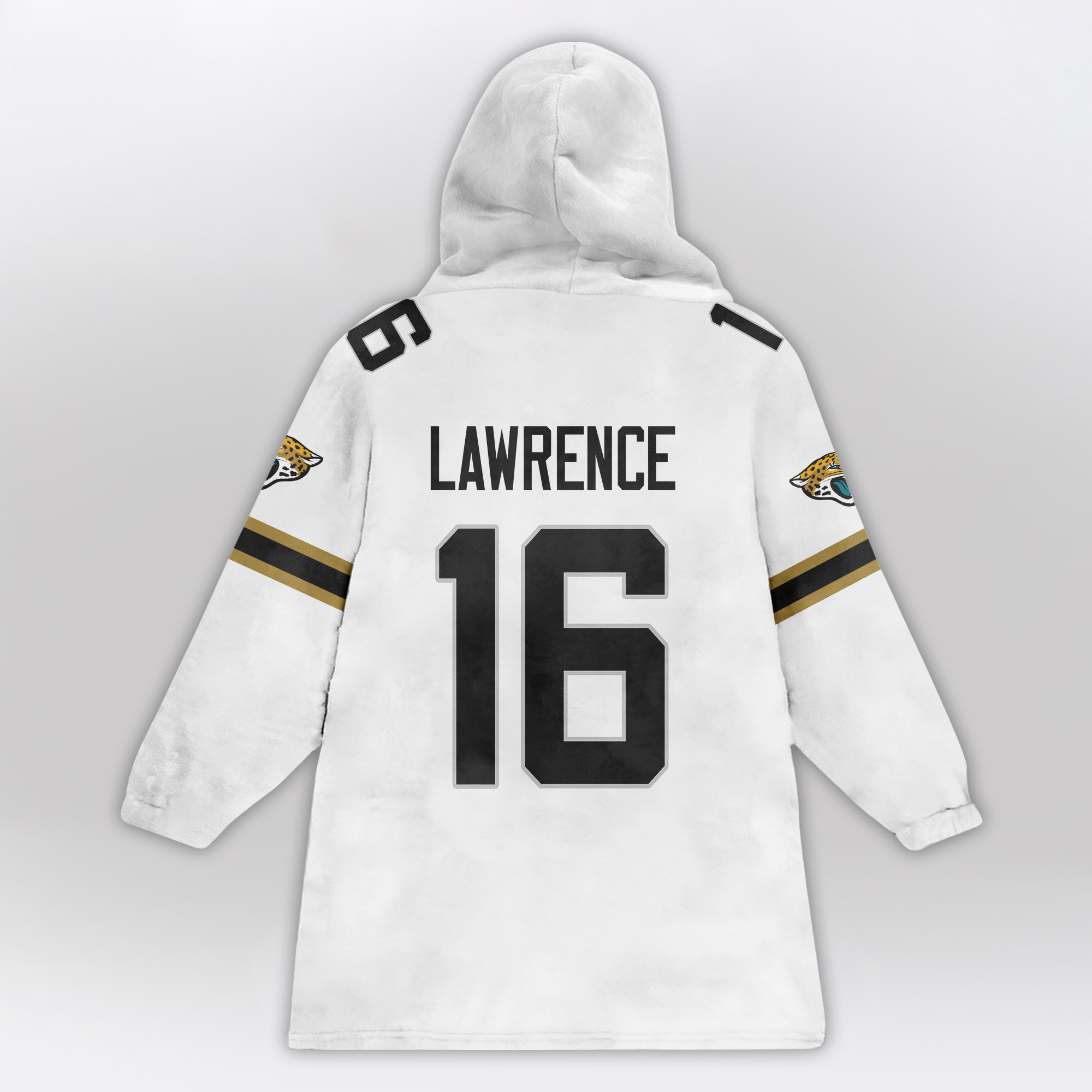 Kid 16 Jacksonville Football Unisex Blanket Hoodie