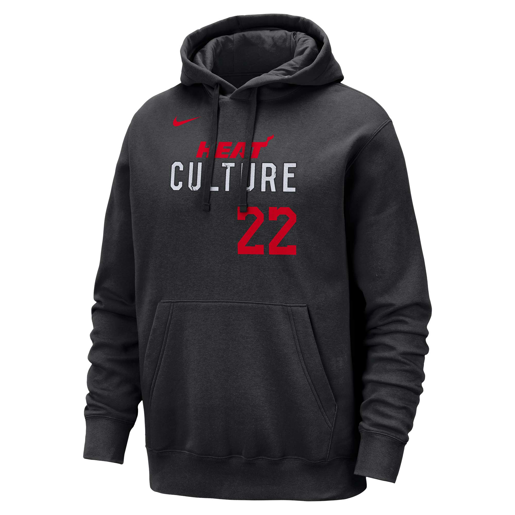 Men's Miami Heat Jimmy Butler  Black 2023/24 City Edition Name & Number Pullover Hoodie