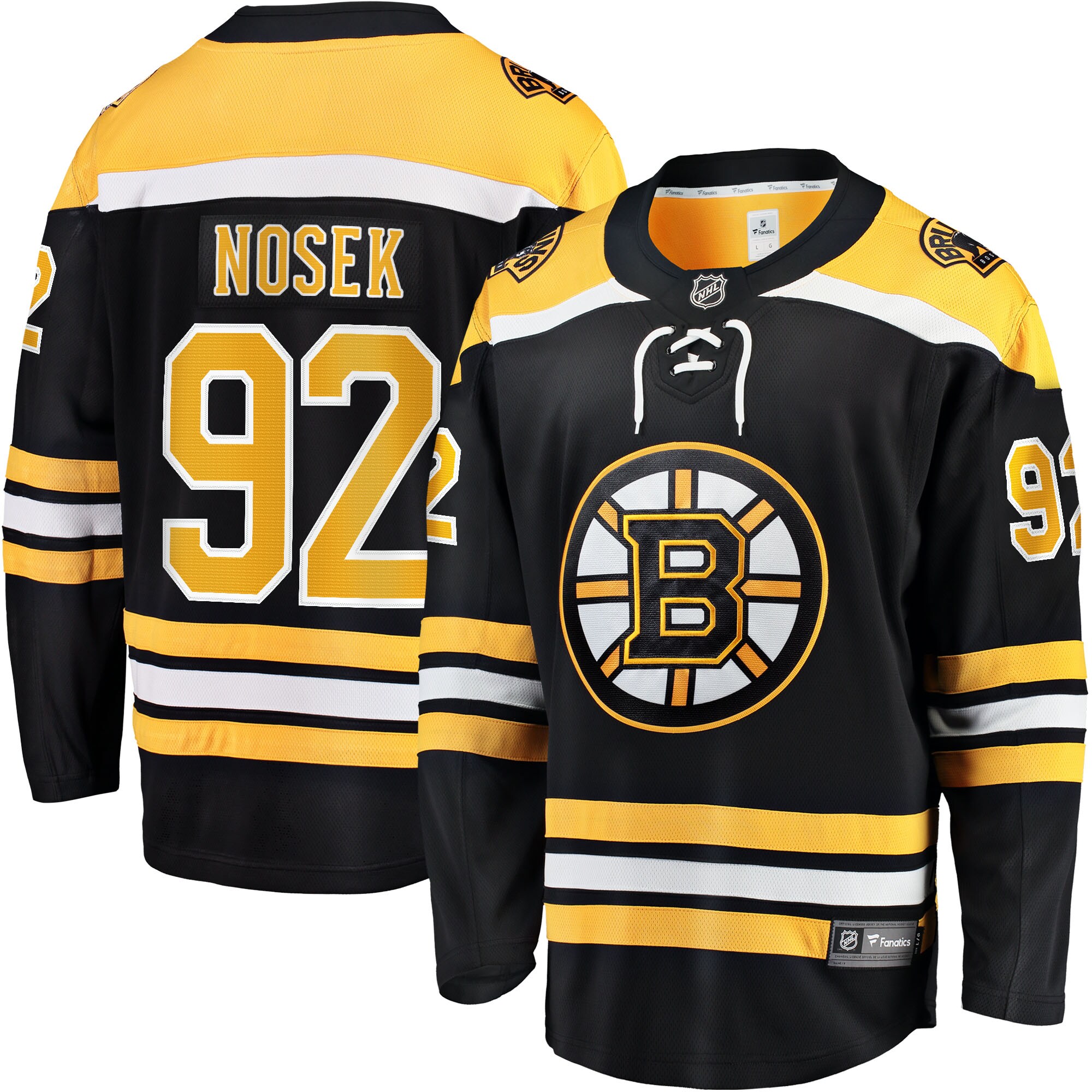 Tomas Nosek Boston Bruins Home Breakaway Player Jersey - Black