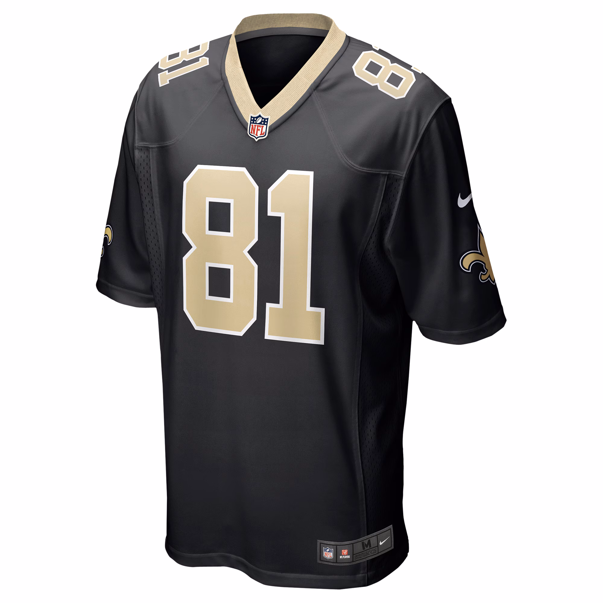 Nick Vannett New Orleans Saints Game Jersey - Black