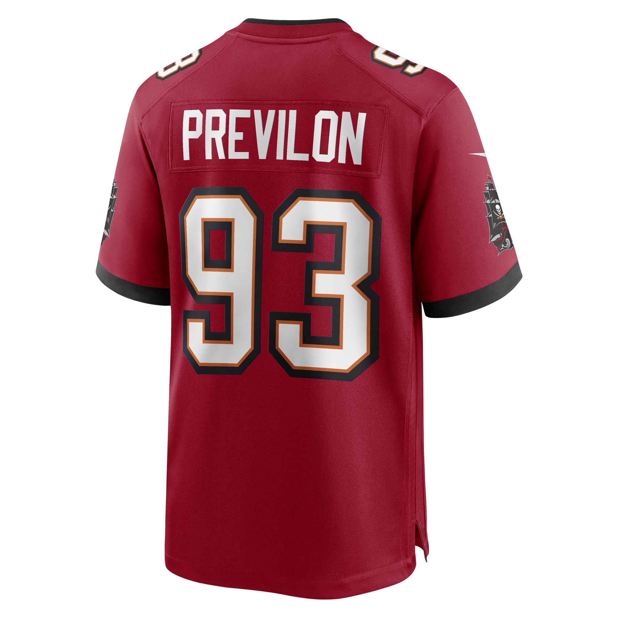Willington Previlon Tampa Bay Buccaneers  Game Player Jersey - Red