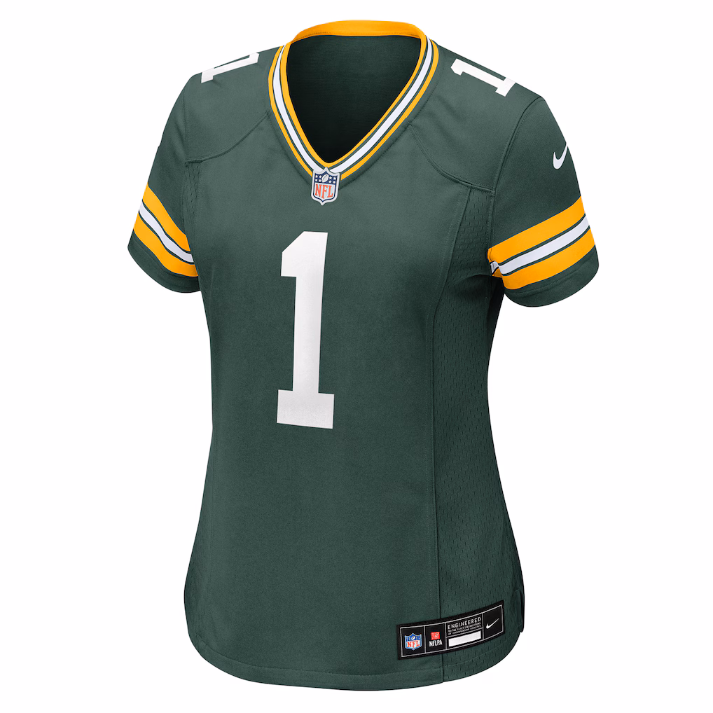 Womens Micah Parsons #1 Green Bay Packers Classic Game Jersey-Green