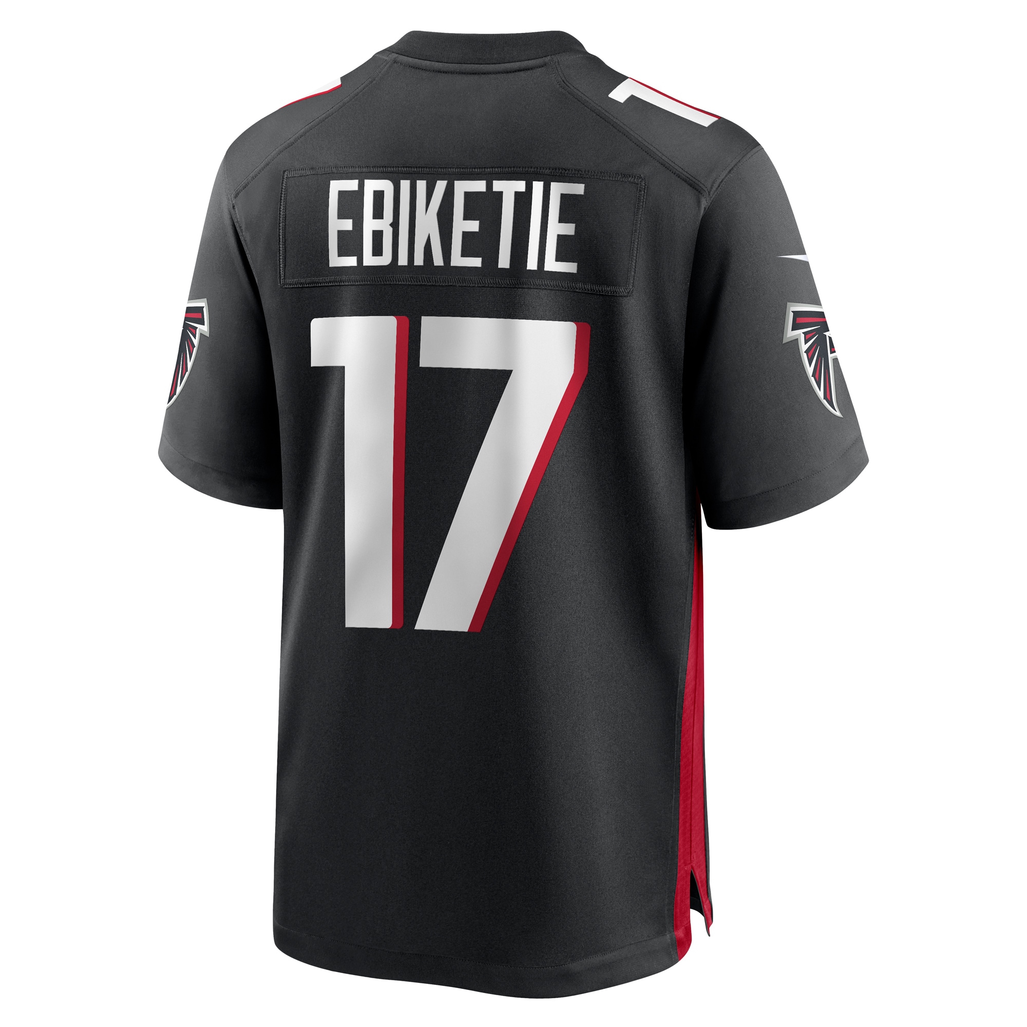 Arnold Ebiketie Atlanta Falcons Team Game Jersey -  Black