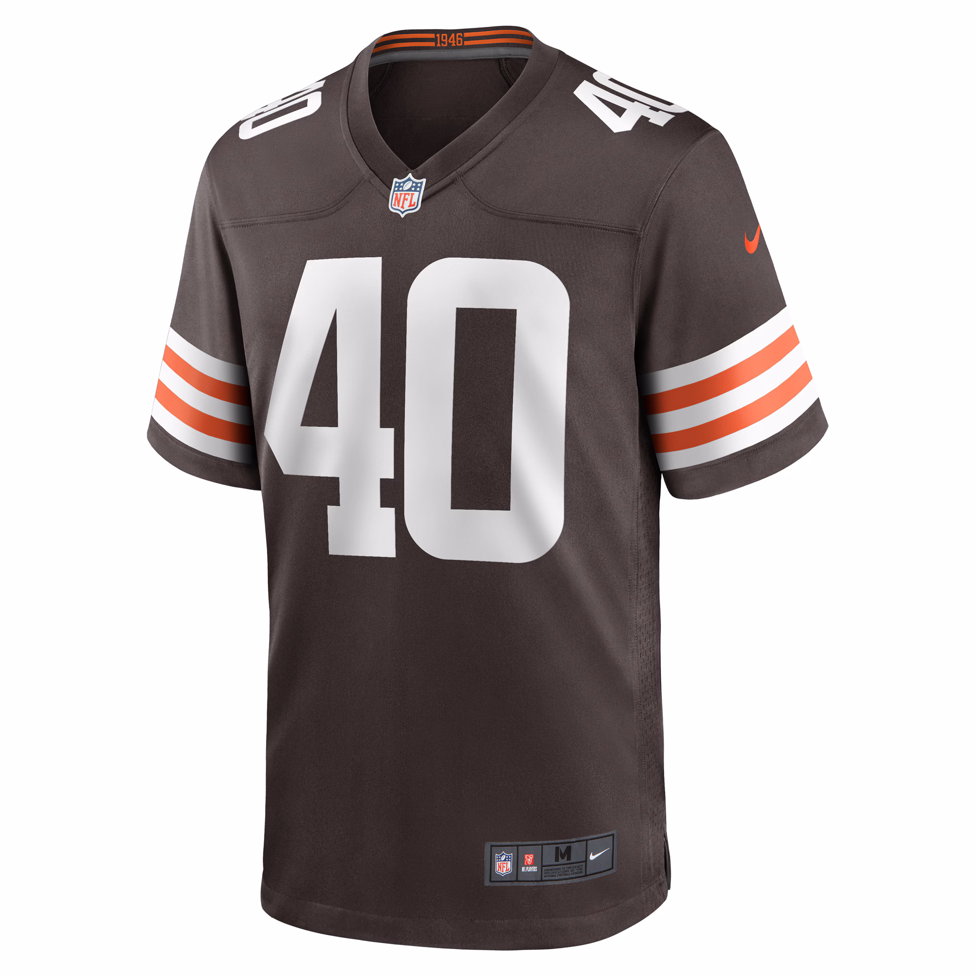 Matthew Adams Cleveland Browns Team Game Jersey -  Brown