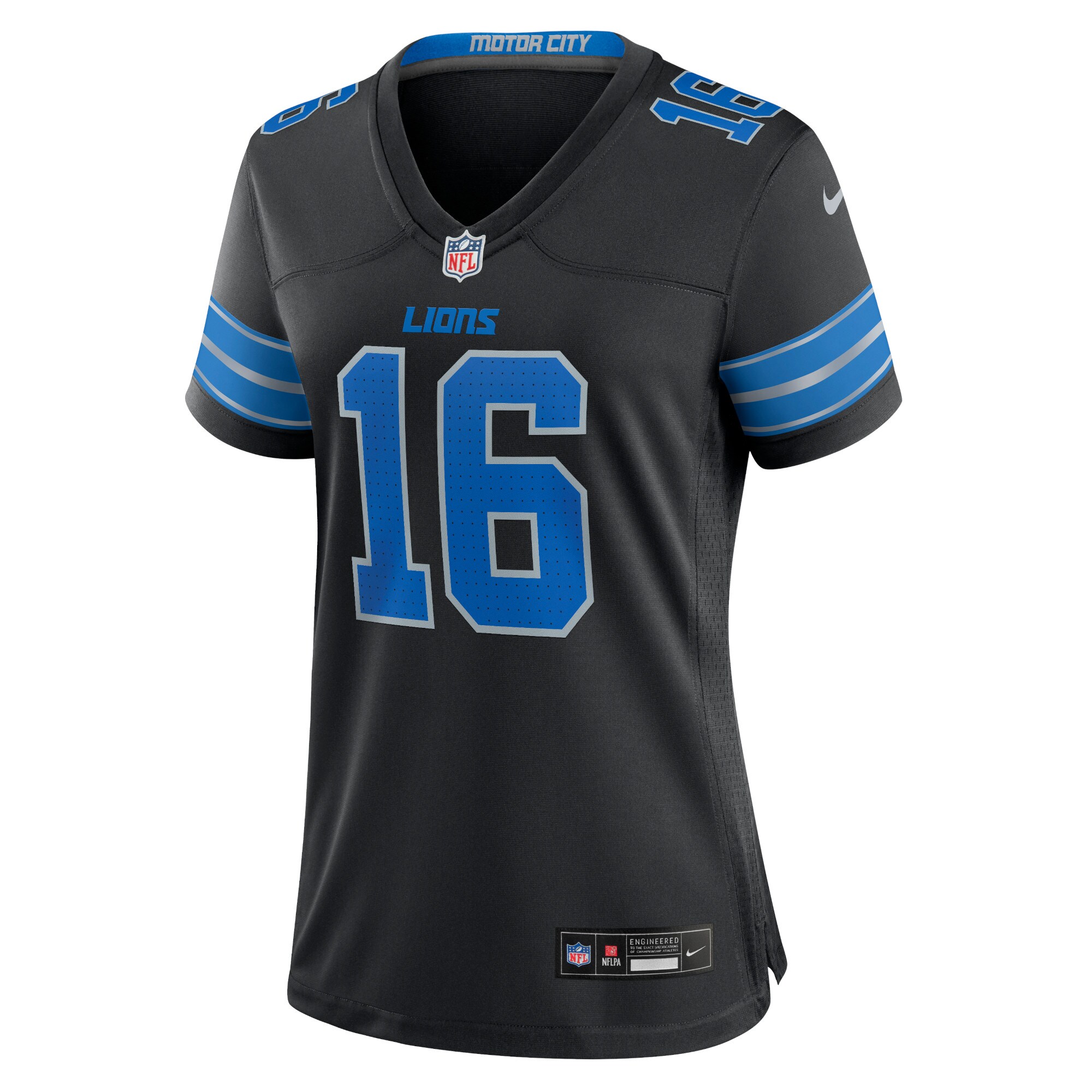 Jared Goff Detroit Lions Women's Game Jersey - Blue