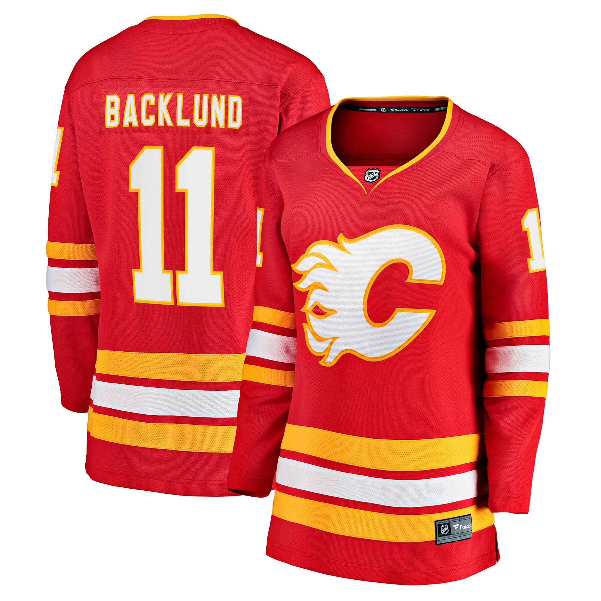 Mikael Backlund Calgary Flames Women's Home Team Breakaway Player Jersey - Red