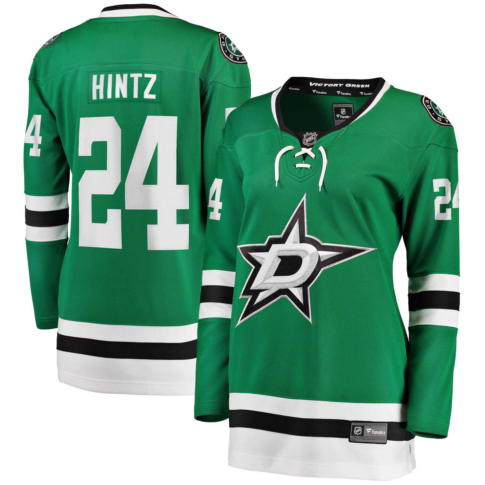 Roope Hintz Dallas Stars Women's Home Breakaway Player Jersey - Kelly Green