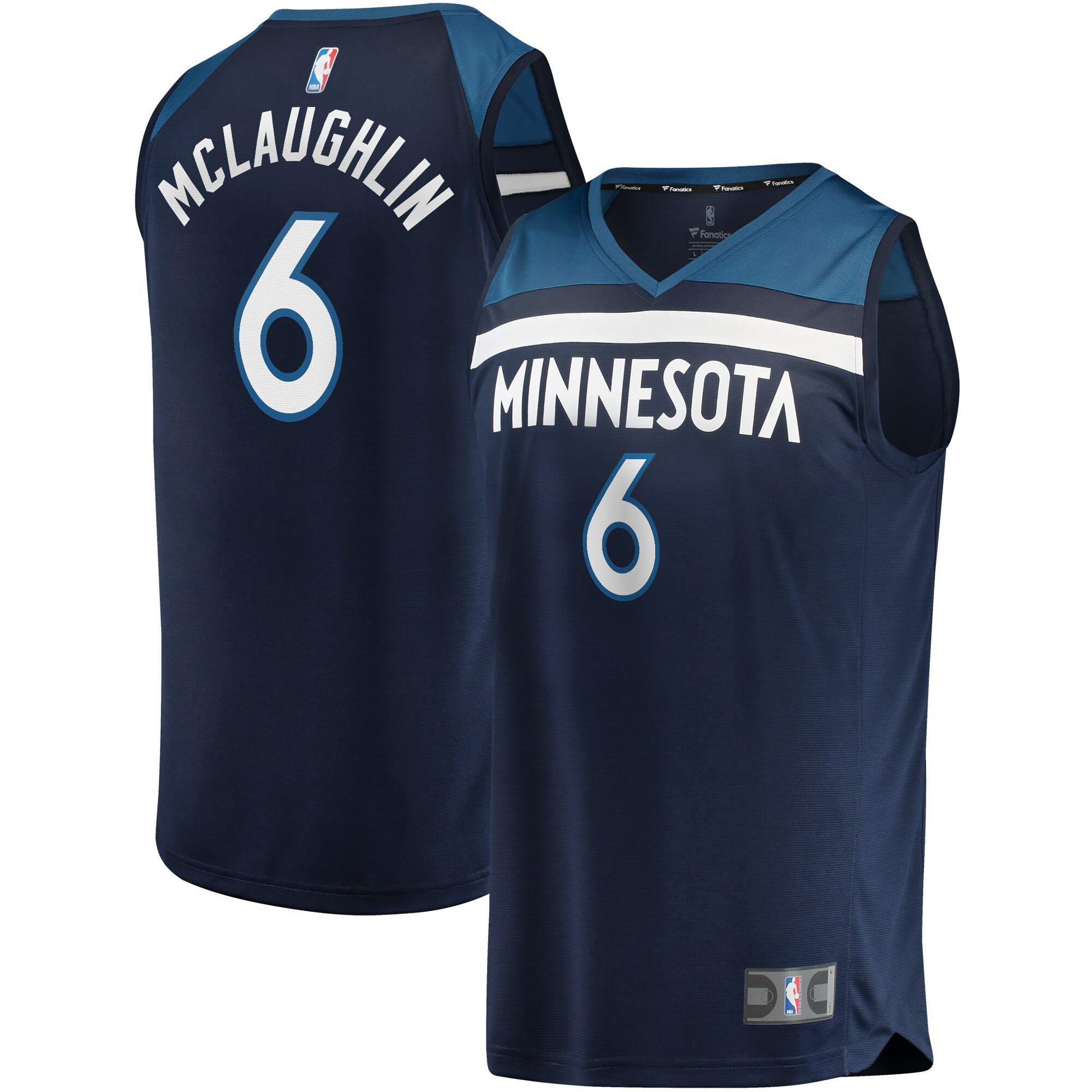 McLaughlin Minnesota Timberwolves  Fast Break Player Jersey - Icon Edition - Navy