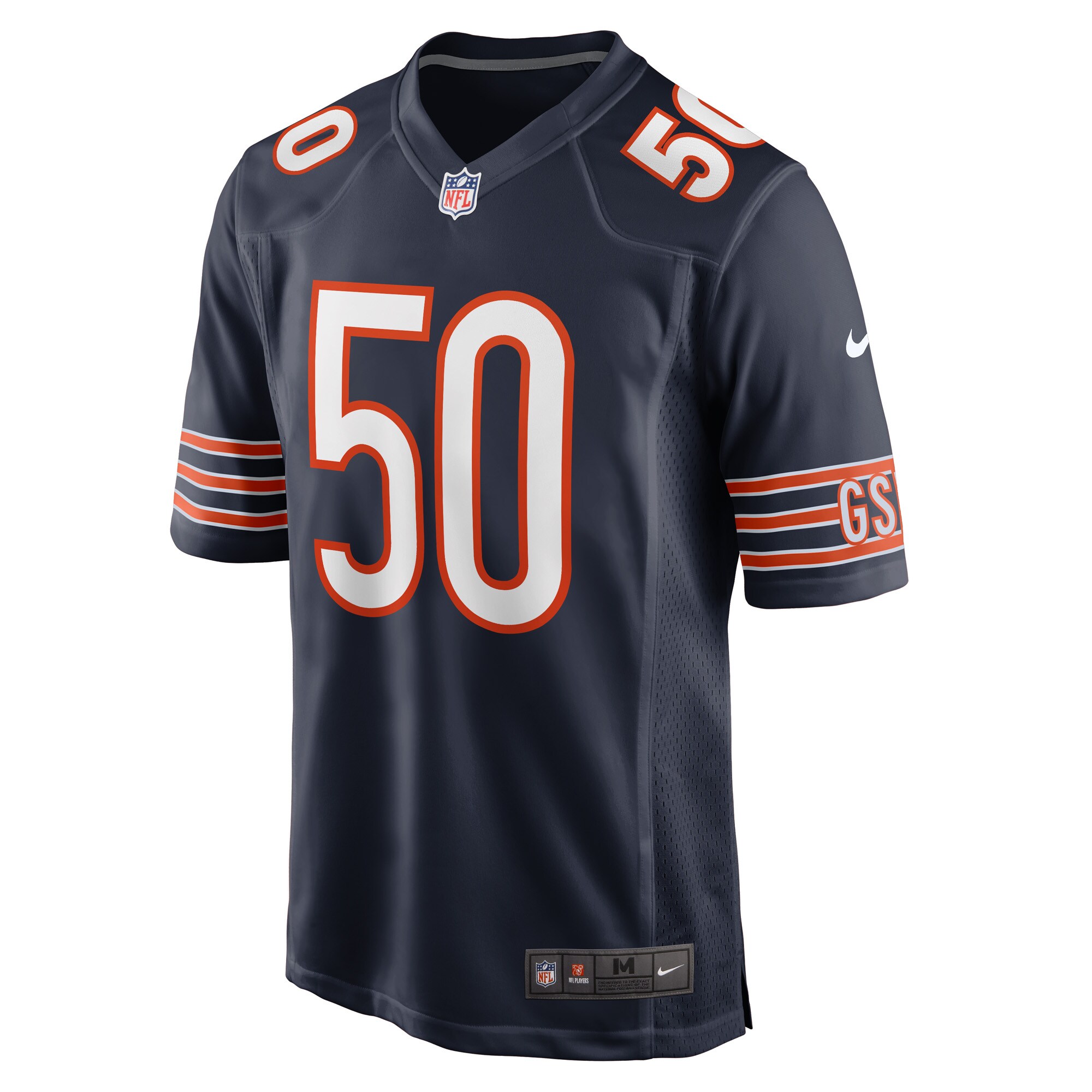 Sterling Weatherford Chicago Bears  Game Player Jersey - Navy