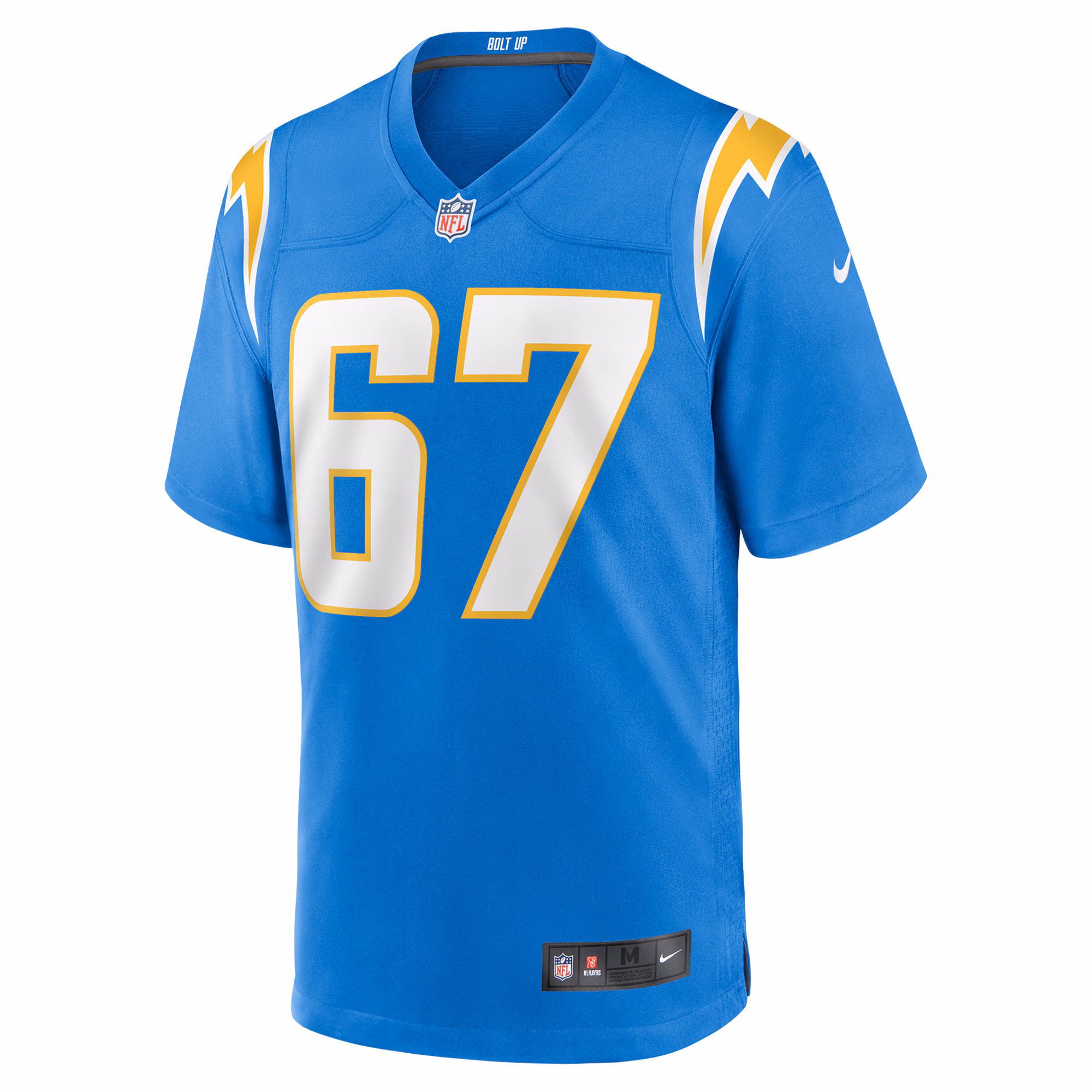 Alex Leatherwood Los Angeles Chargers Team Game Jersey -  Powder Blue