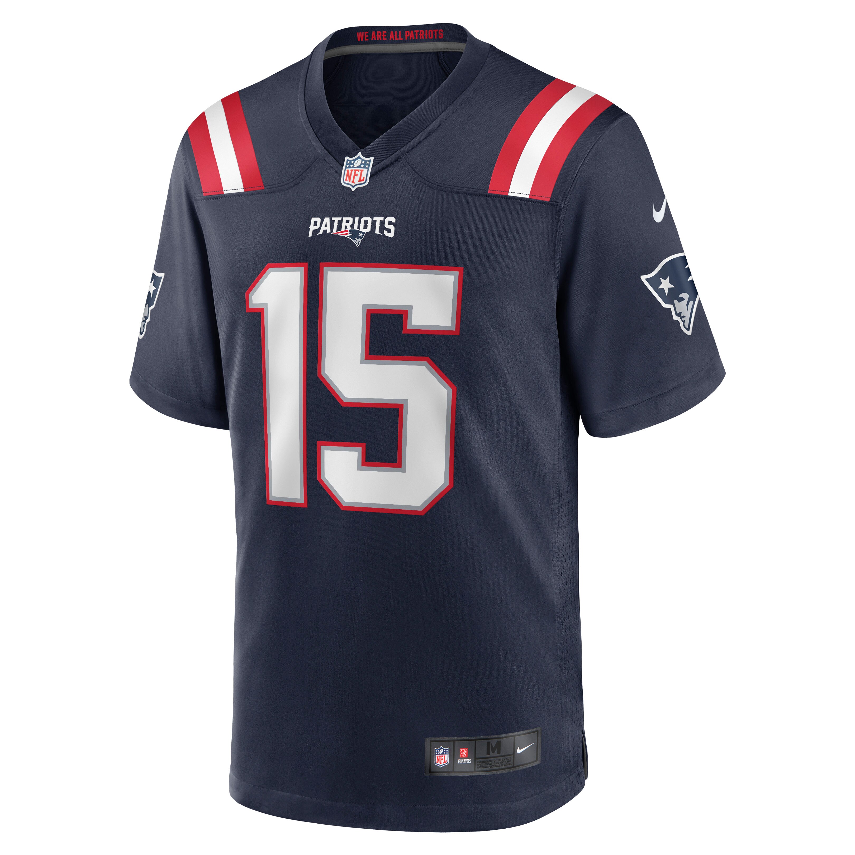 Nelson Agholor New England Patriots  Game Player Jersey - Navy