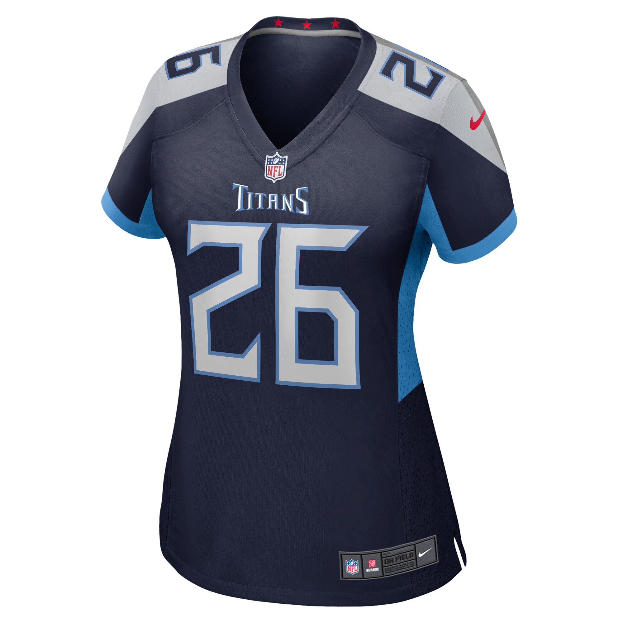 Kristian Fulton Tennessee Titans  Women's Game Jersey - Navy