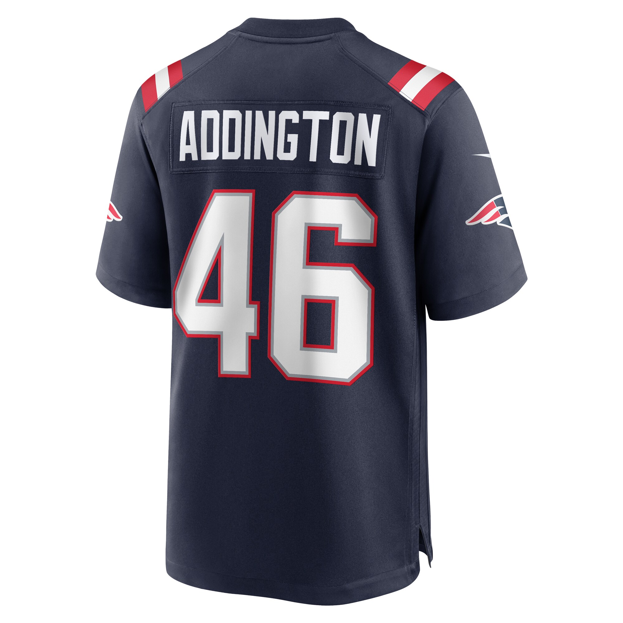 Tucker Addington New England Patriots  Home Game Player Jersey - Navy