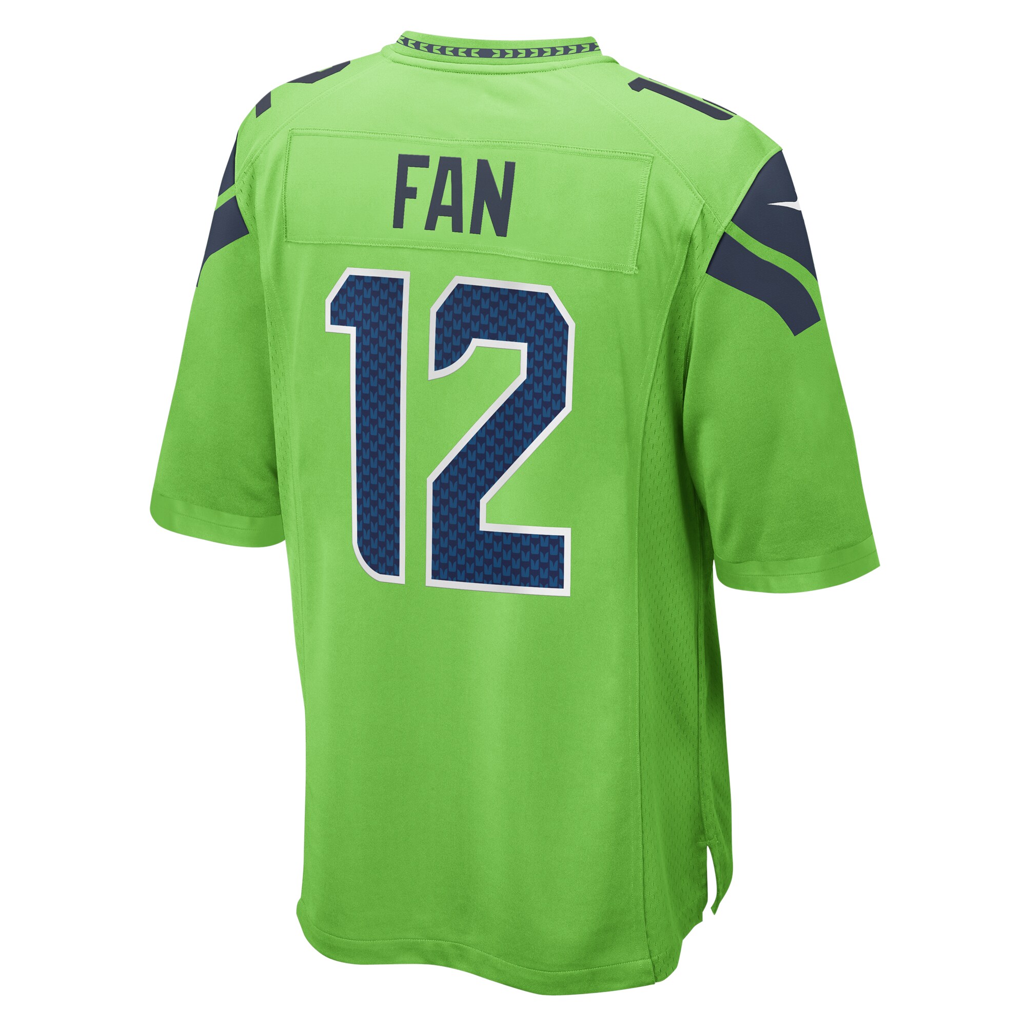 12s Seattle Seahawks  Game Jersey - Neon Green