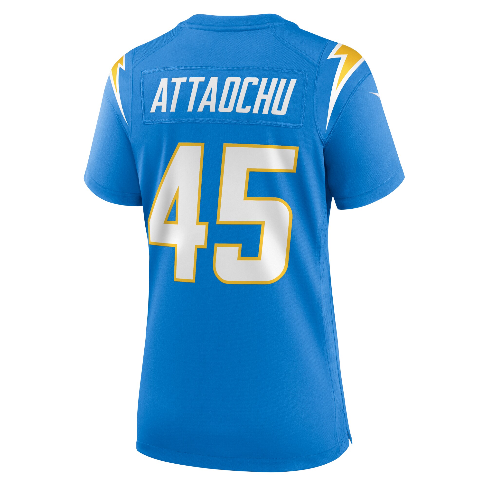 Jeremiah Attaochu Los Angeles Chargers  Women's Home Game Player Jersey - Powder Blue
