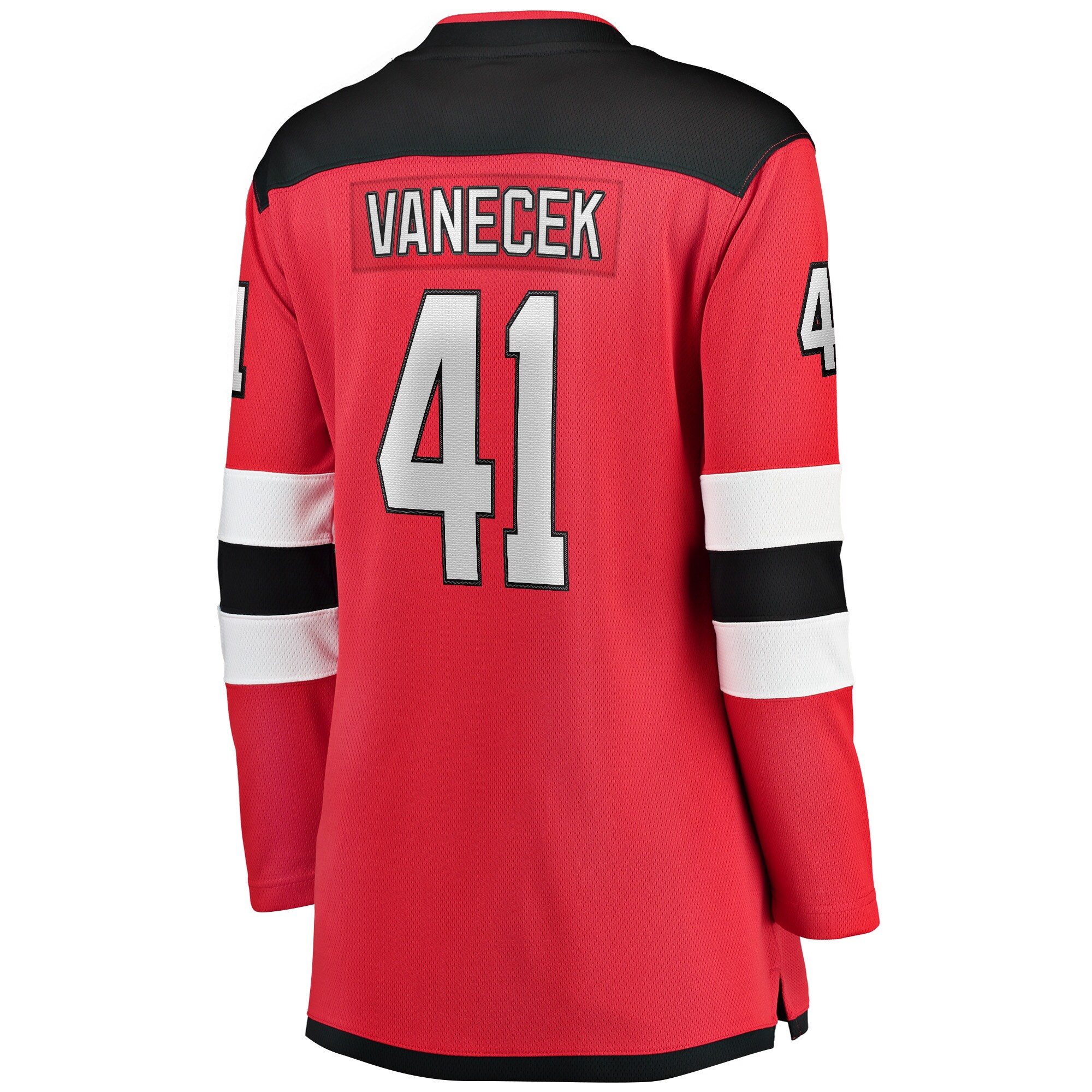 Vitek Vanecek New Jersey Devils Women's Home Breakaway Player Jersey - Red