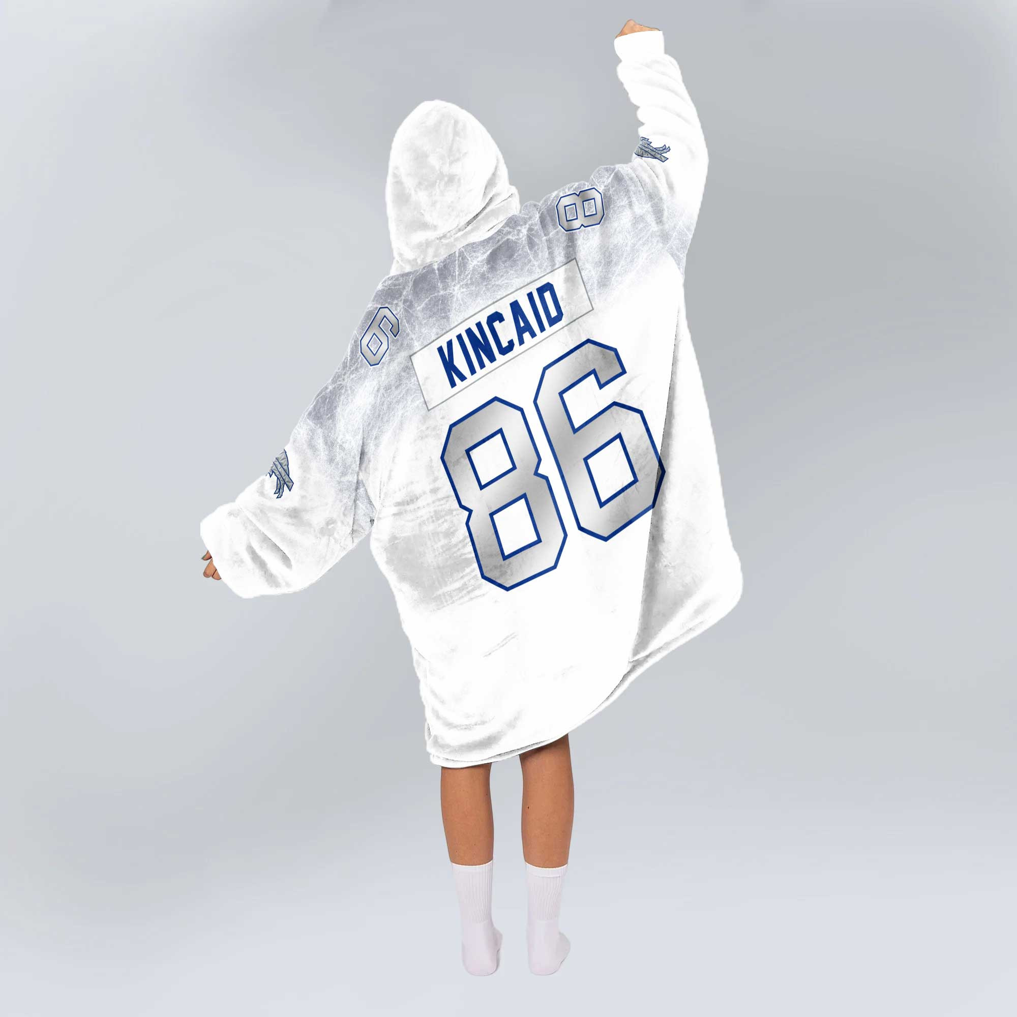 D.K 86 Buffalo Football Unisex Blanket Hoodie
