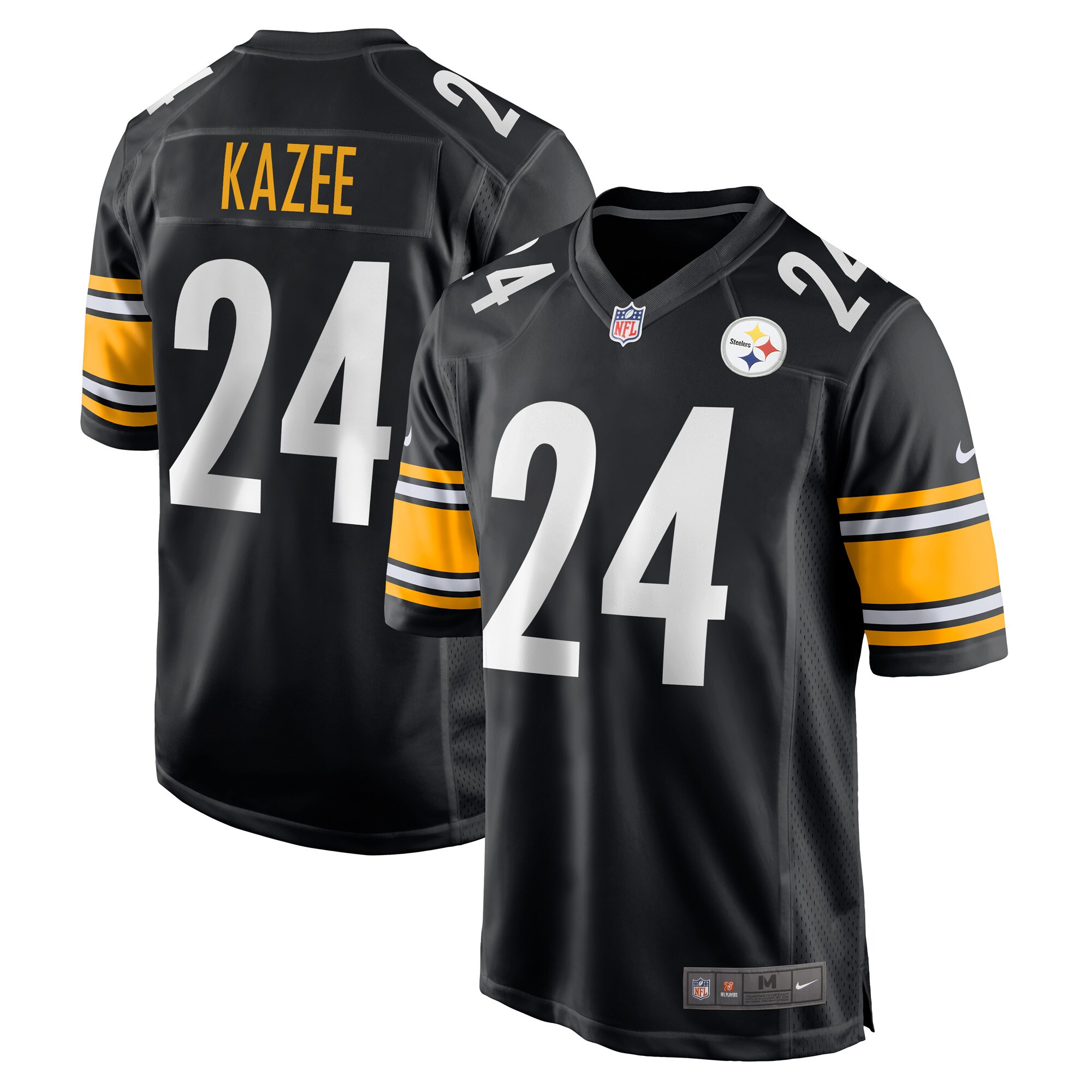 Damontae Kazee Pittsburgh Steelers  Game Player Jersey - Black