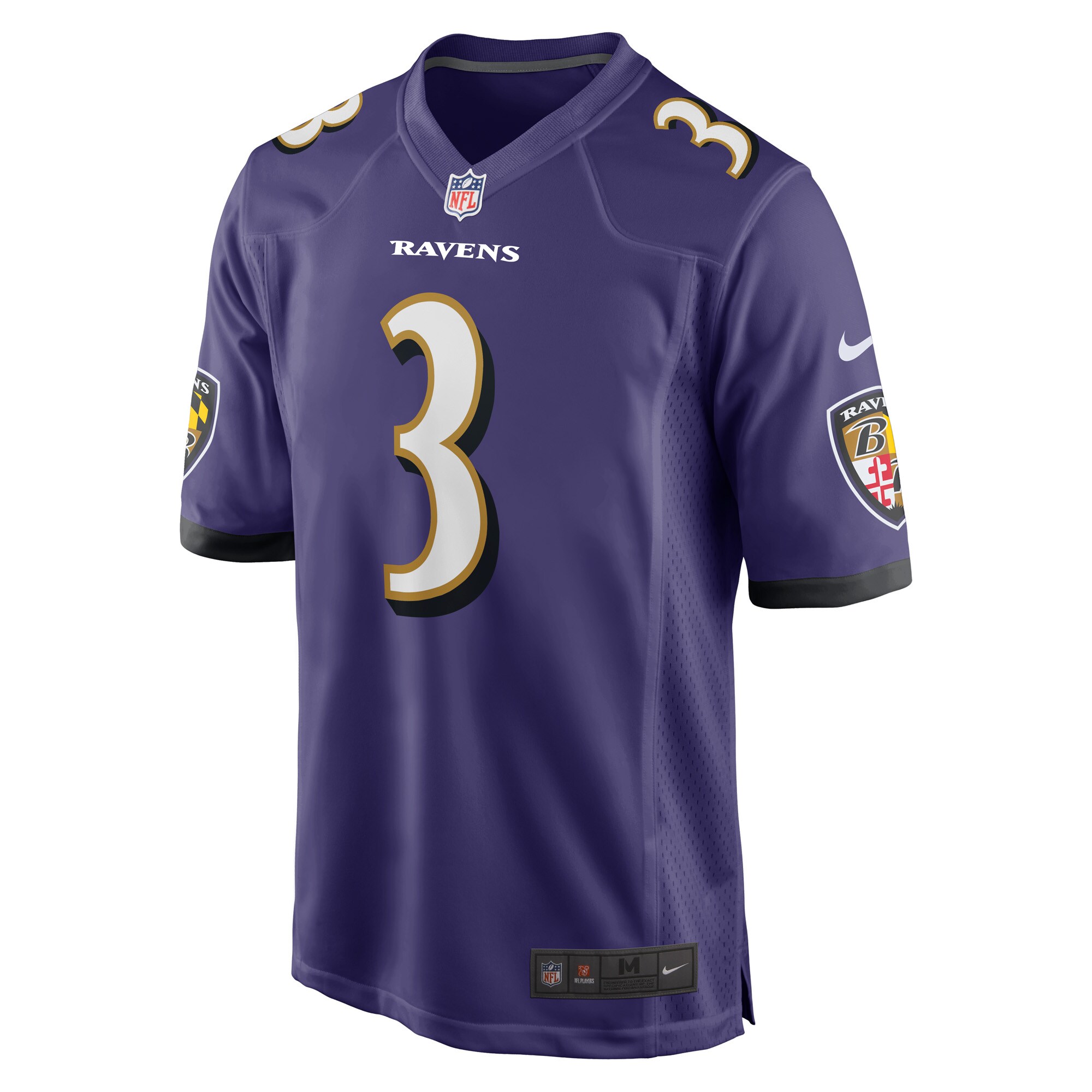 James Proche II Baltimore Ravens  Team Game Player Jersey - Purple