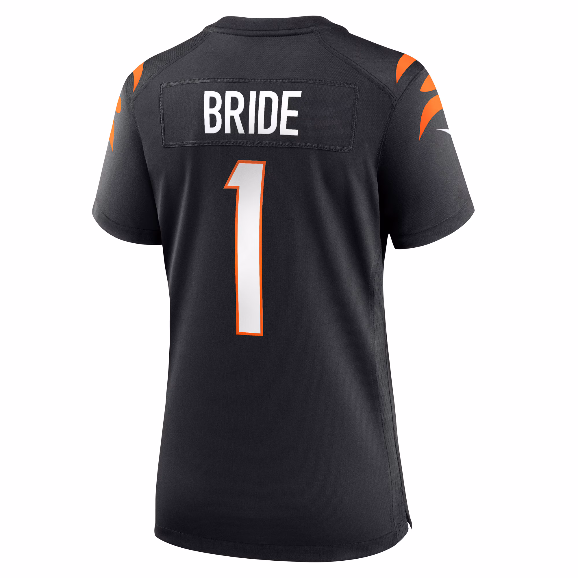 Number 1 Bride Cincinnati Bengals Women's Game Jersey - Black
