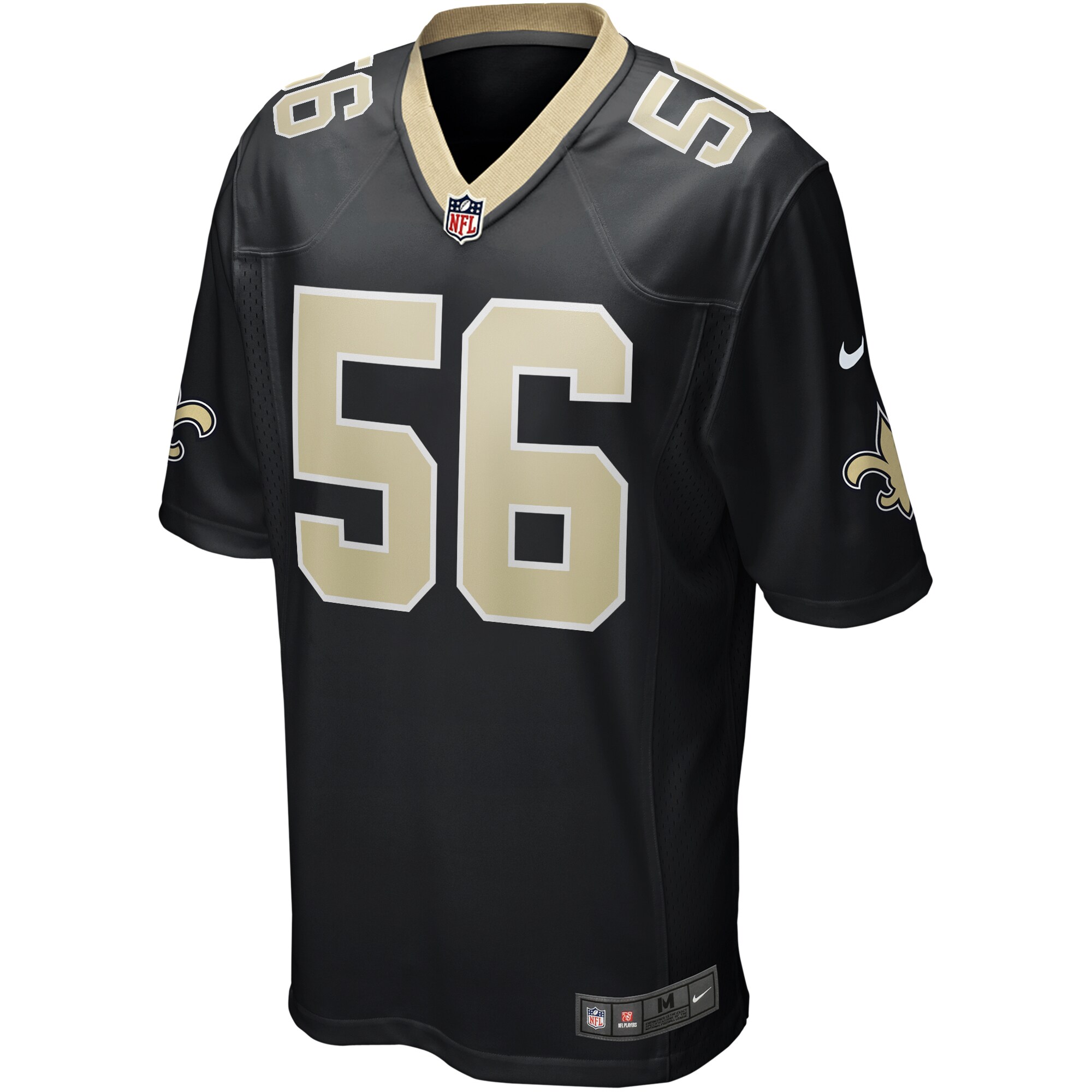 Demario Davis New Orleans Saints Game Jersey - Black