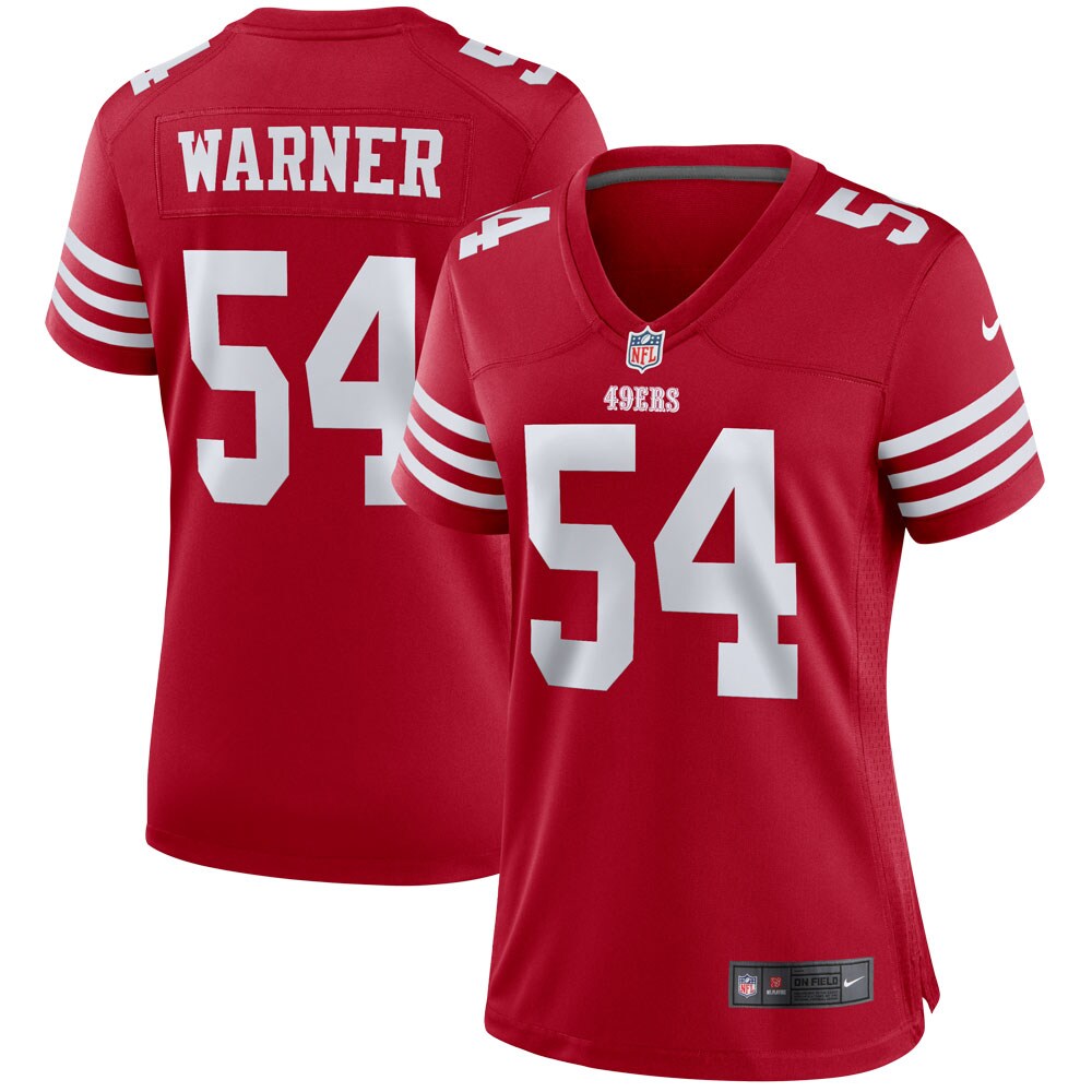 Fred Warner San Francisco 49ers  Women's Player Game Jersey - Scarlet