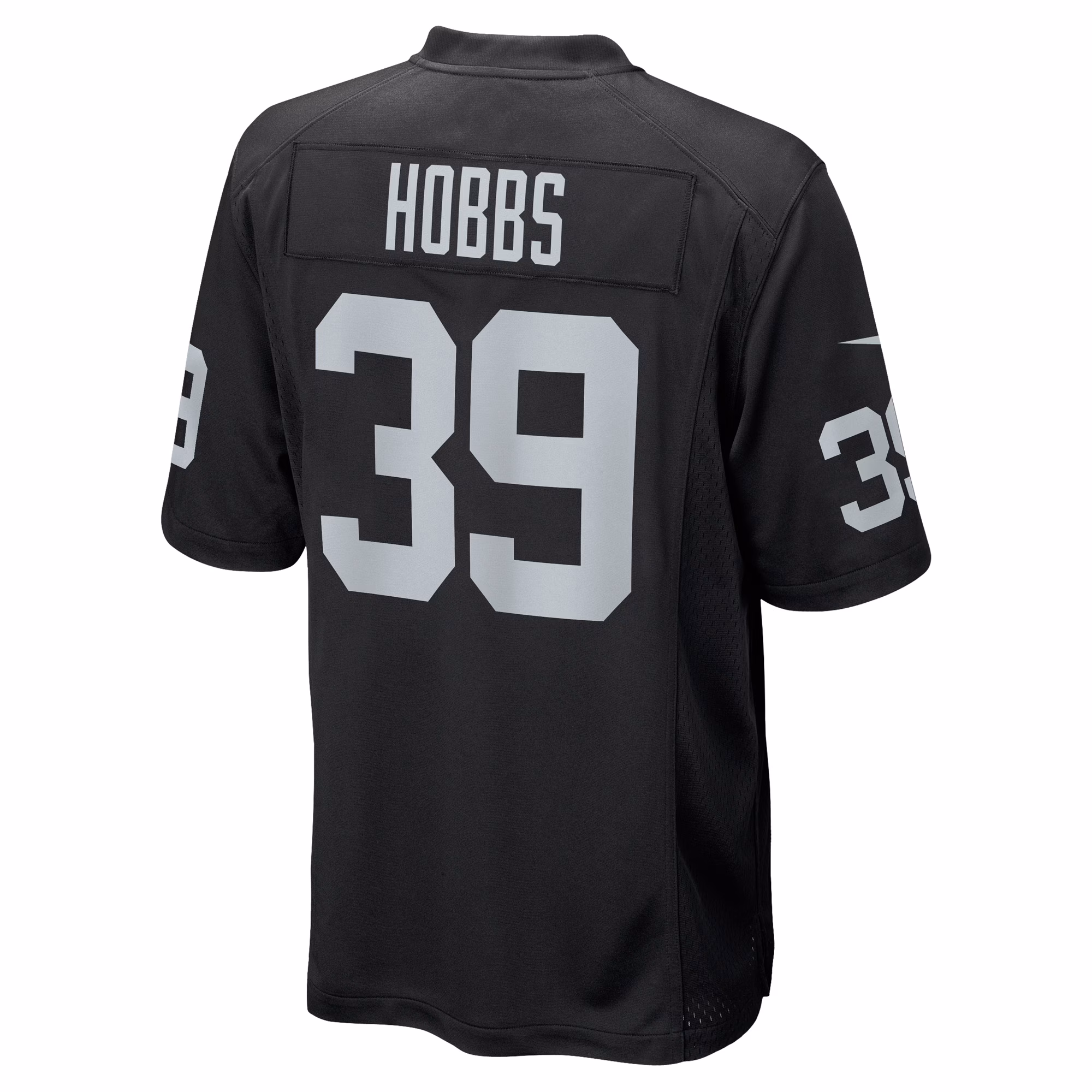 Nate Hobbs Las Vegas Raiders Game Jersey - Black