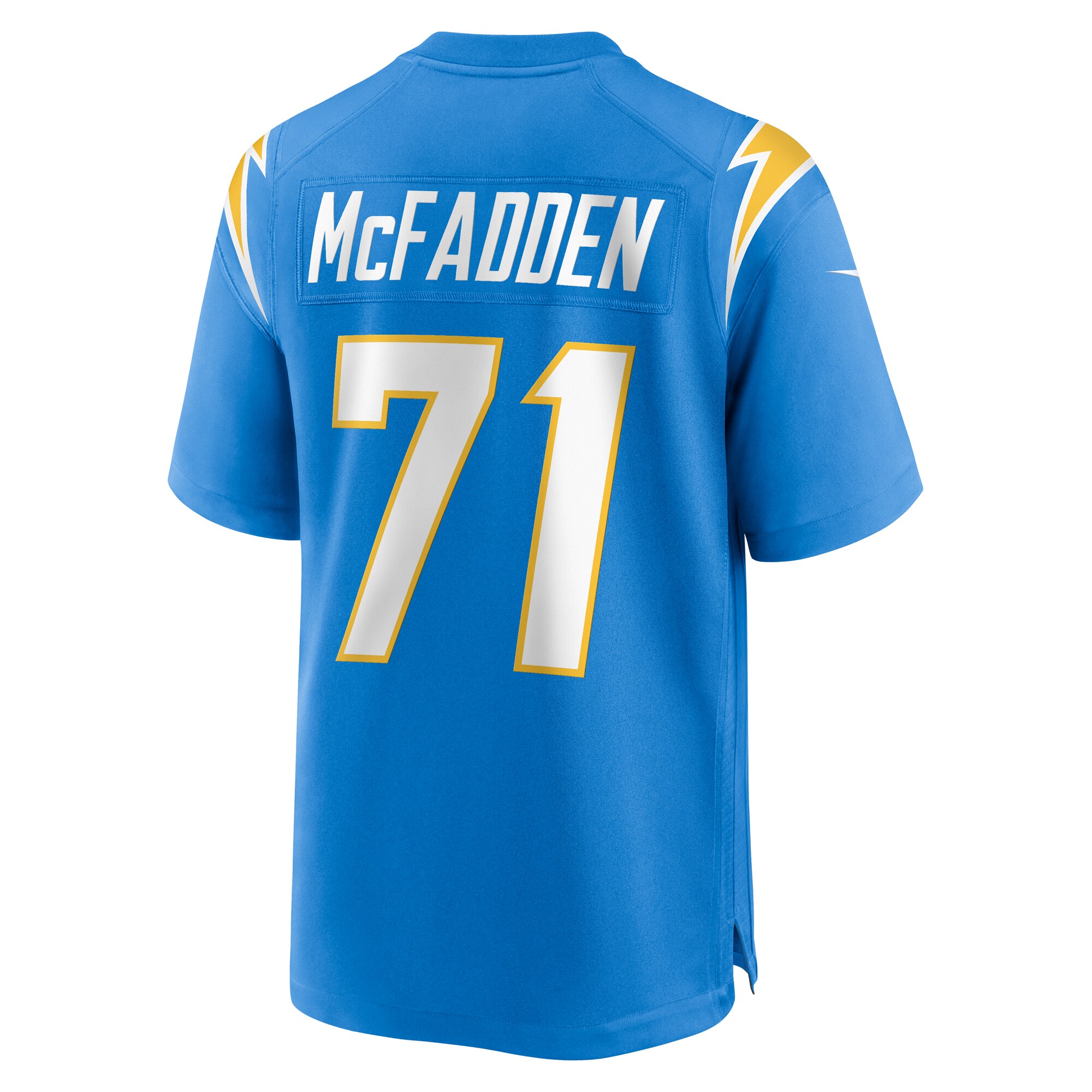 McFadden Los Angeles Chargers  Team Game Jersey - Powder Blue