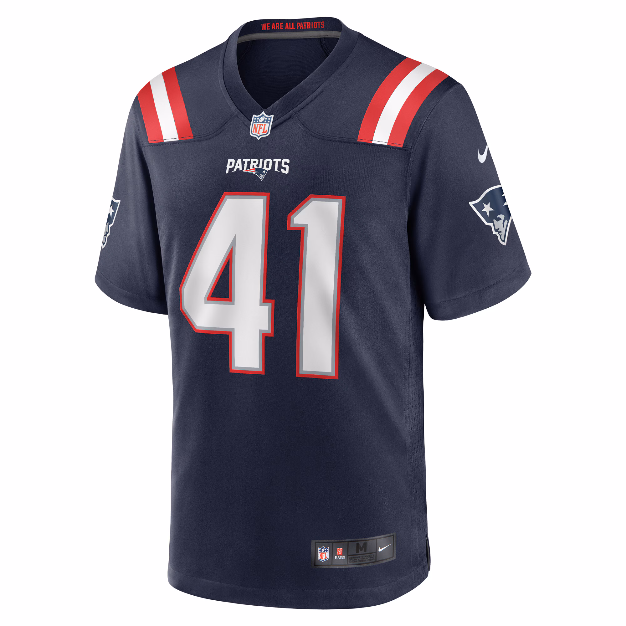 Brenden Schooler New England Patriots Game Player Jersey - Navy