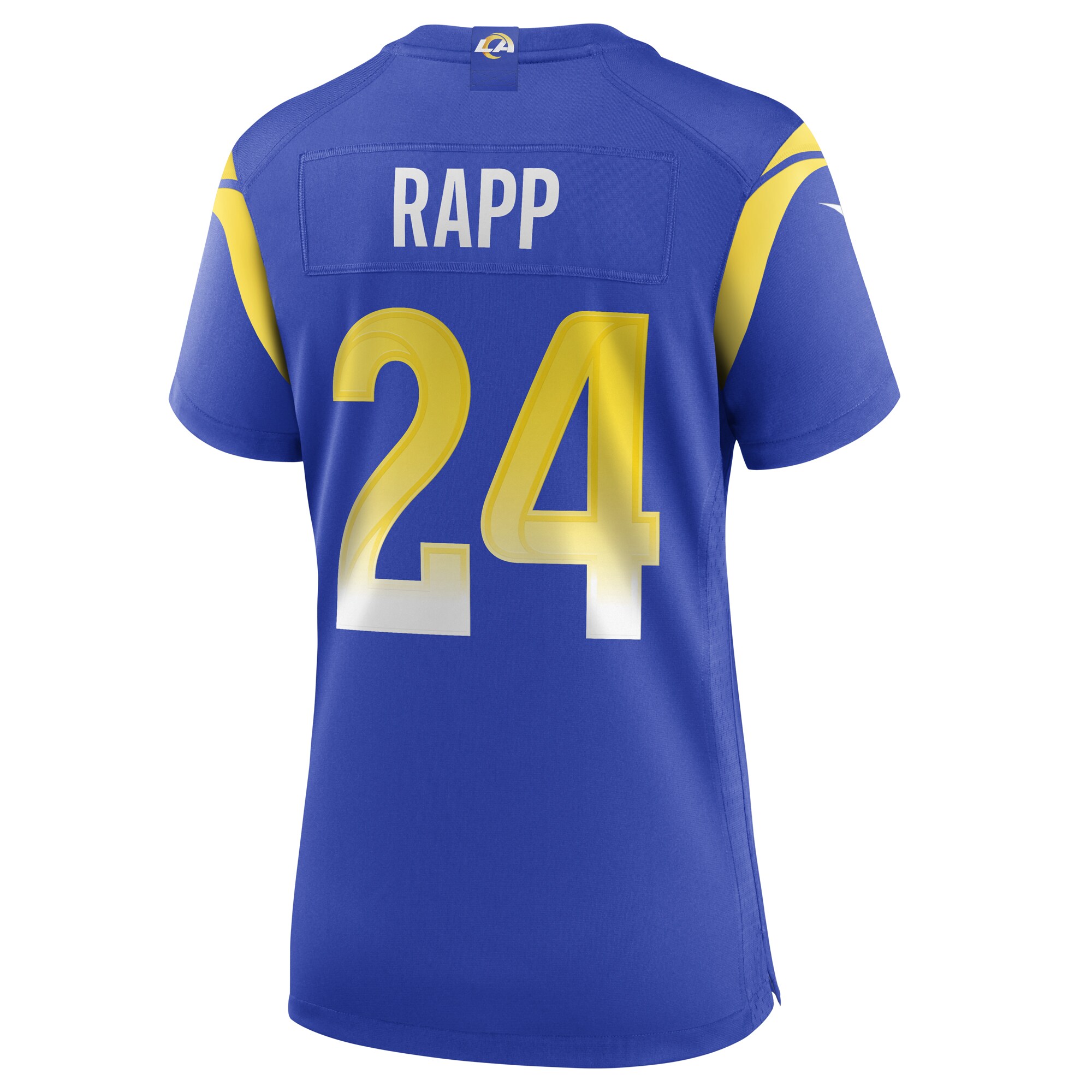 Taylor Rapp Los Angeles Rams  Women's Game Jersey - Royal