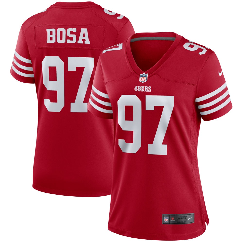 Nick Bosa San Francisco 49ers  Women's Player Game Jersey - Scarlet