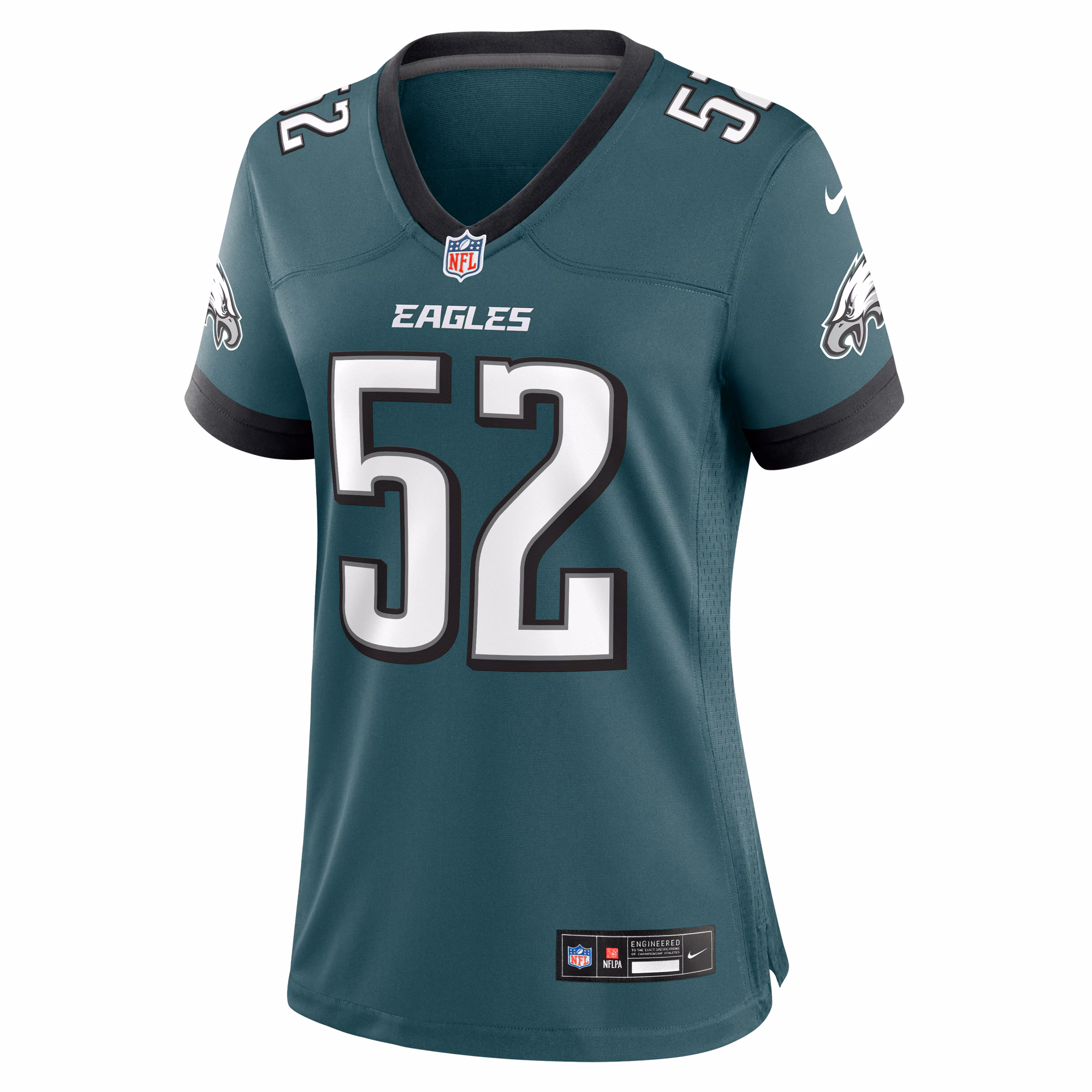 Julian Okwara Philadelphia Eagles Women's Game Jersey - Midnight Green