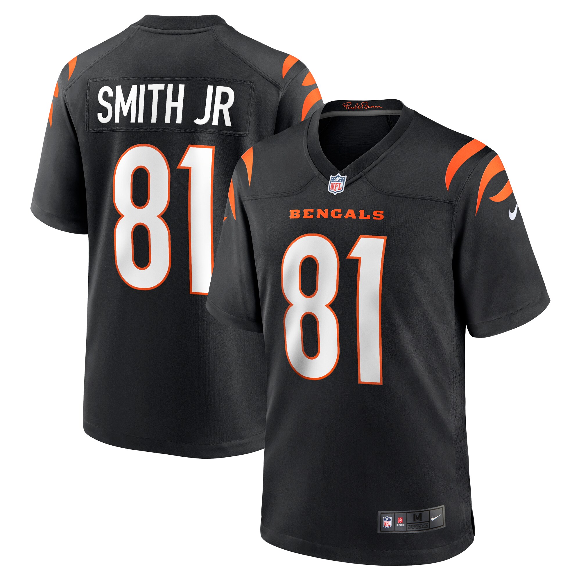 Irv Smith Jr. Cincinnati Bengals Game Jersey - Black