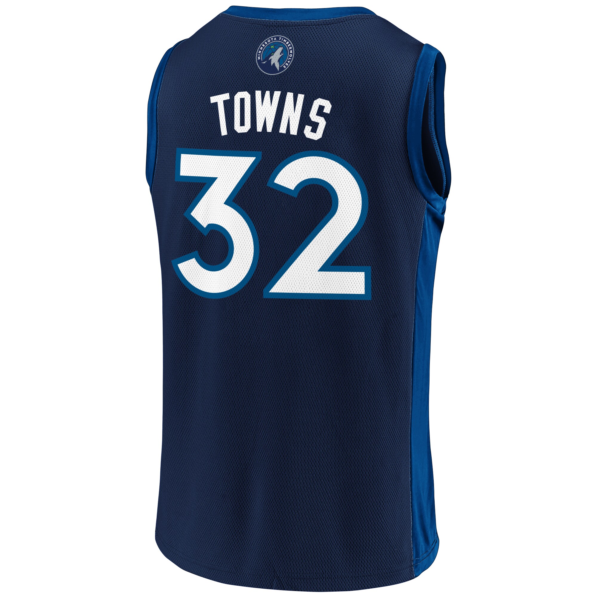 Men's Karl-Anthony Towns Navy/Blue Minnesota Timberwolves Replica Jersey