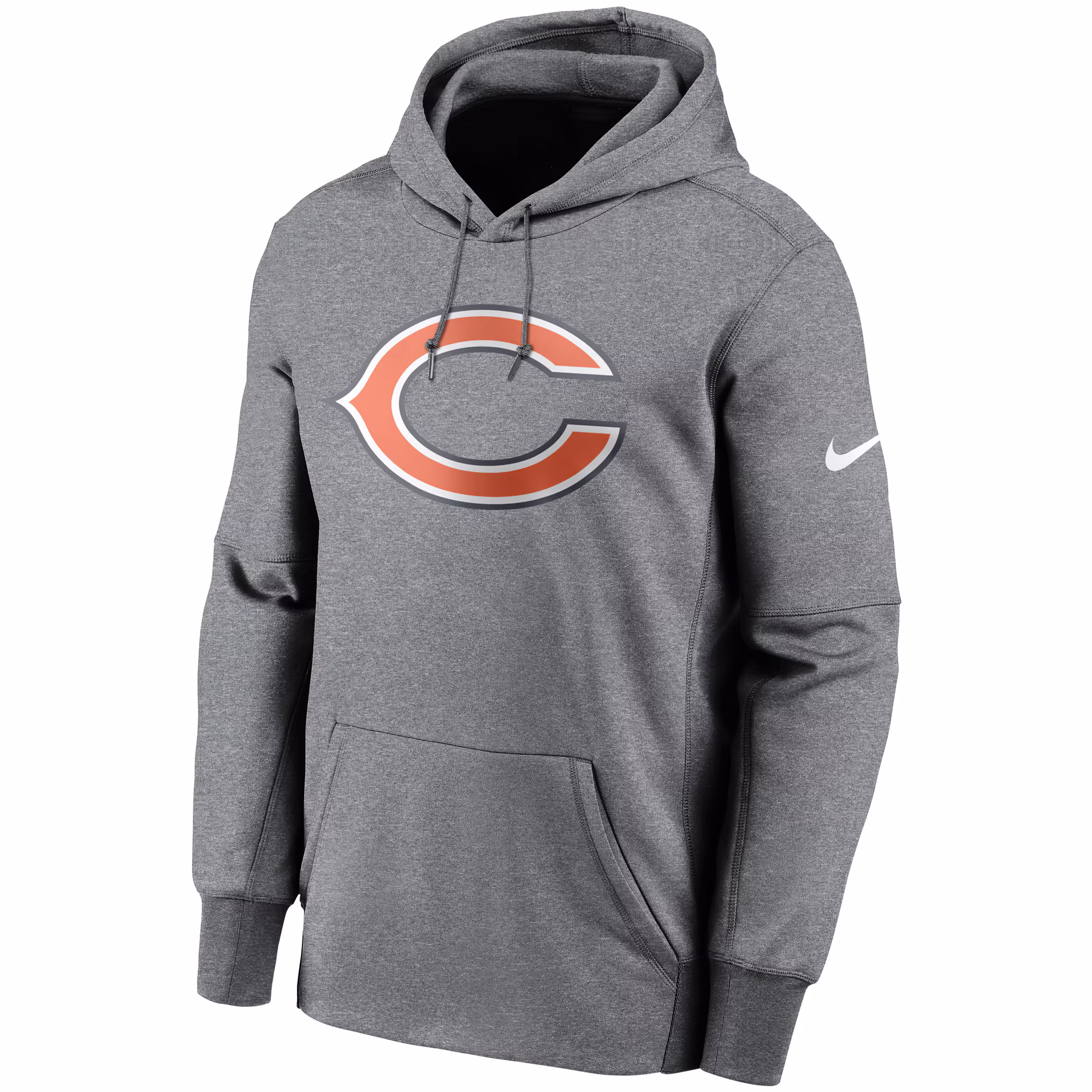 Chicago Bears Fan Gear Primary Logo Therma Performance Pullover Hoodie - Navy
