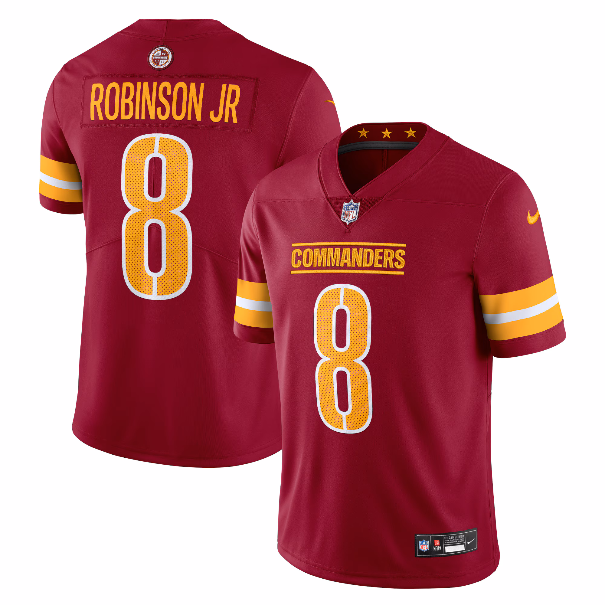 Brian Robinson Jr. Washington Commanders  Vapor Untouchable Limited Jersey - Black